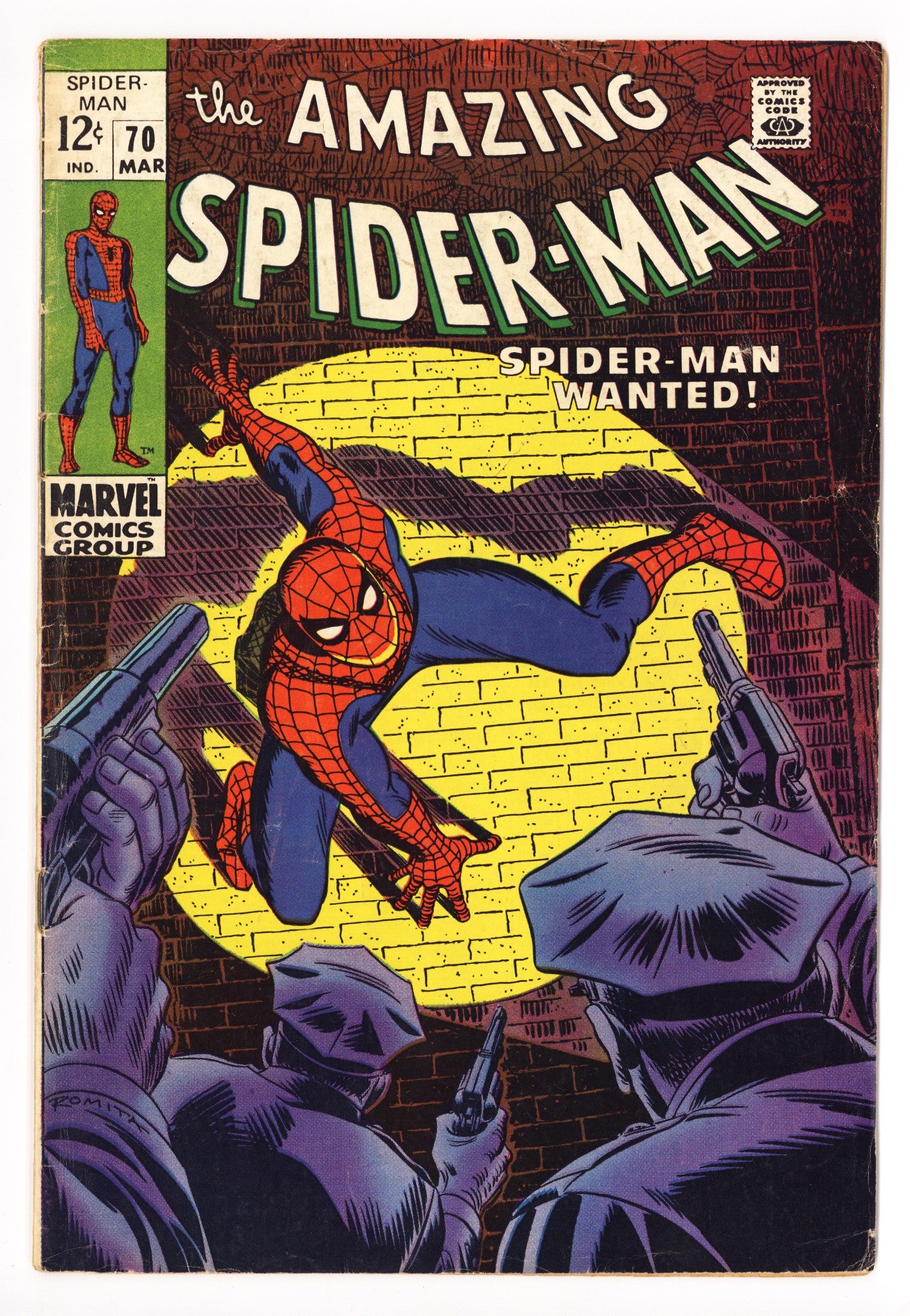 The Amazing Spider-Man Vol 1 70 VG- (3.5) (1969) 