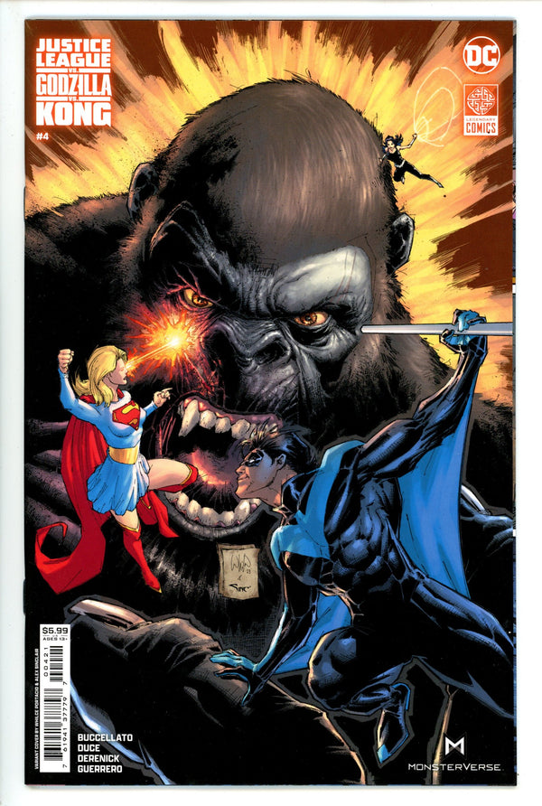 Justice League Vs Godzilla Vs Kong 4 Portacio Variant (2024)