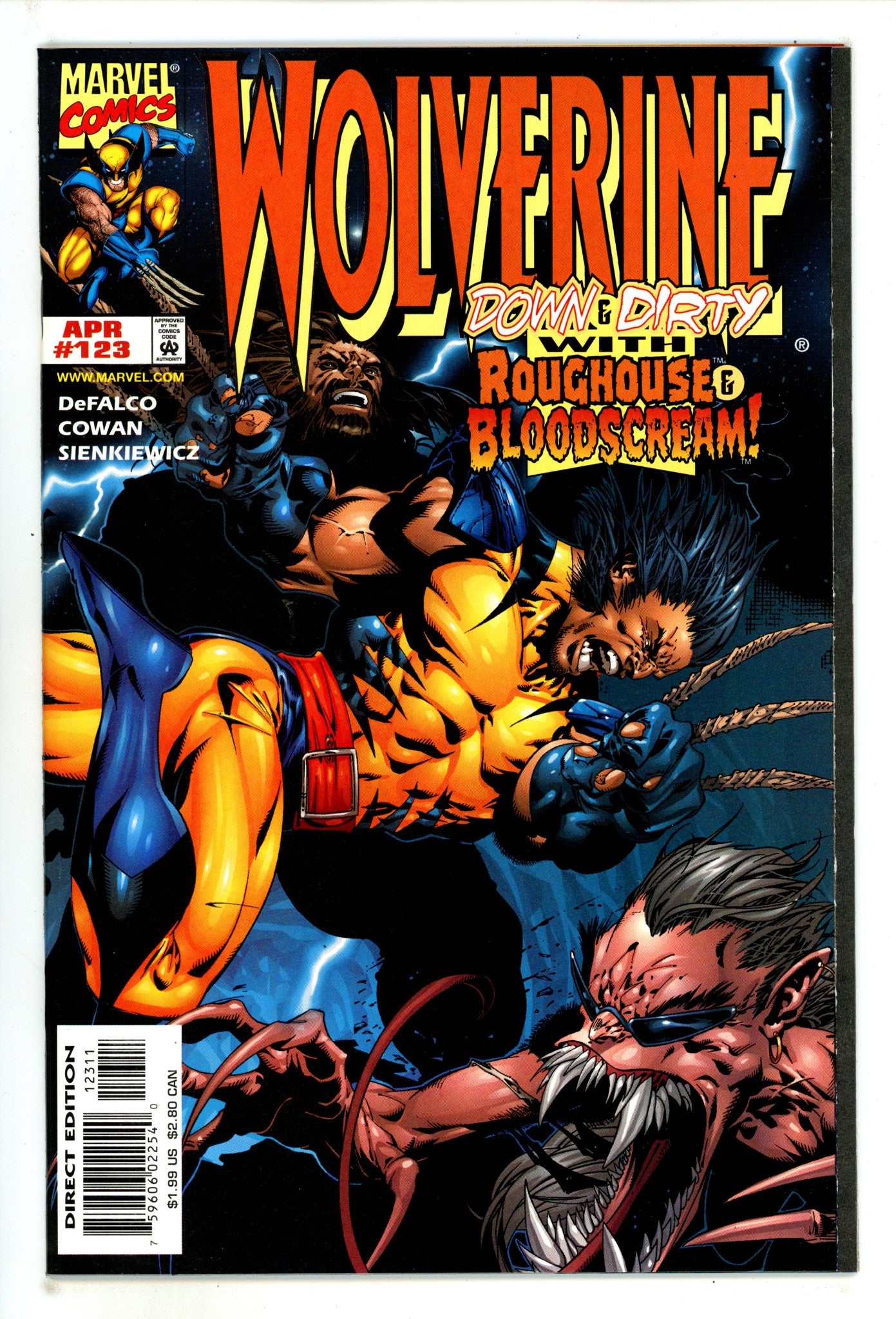 Wolverine Vol 2 123 NM- (9.2) (1998) 