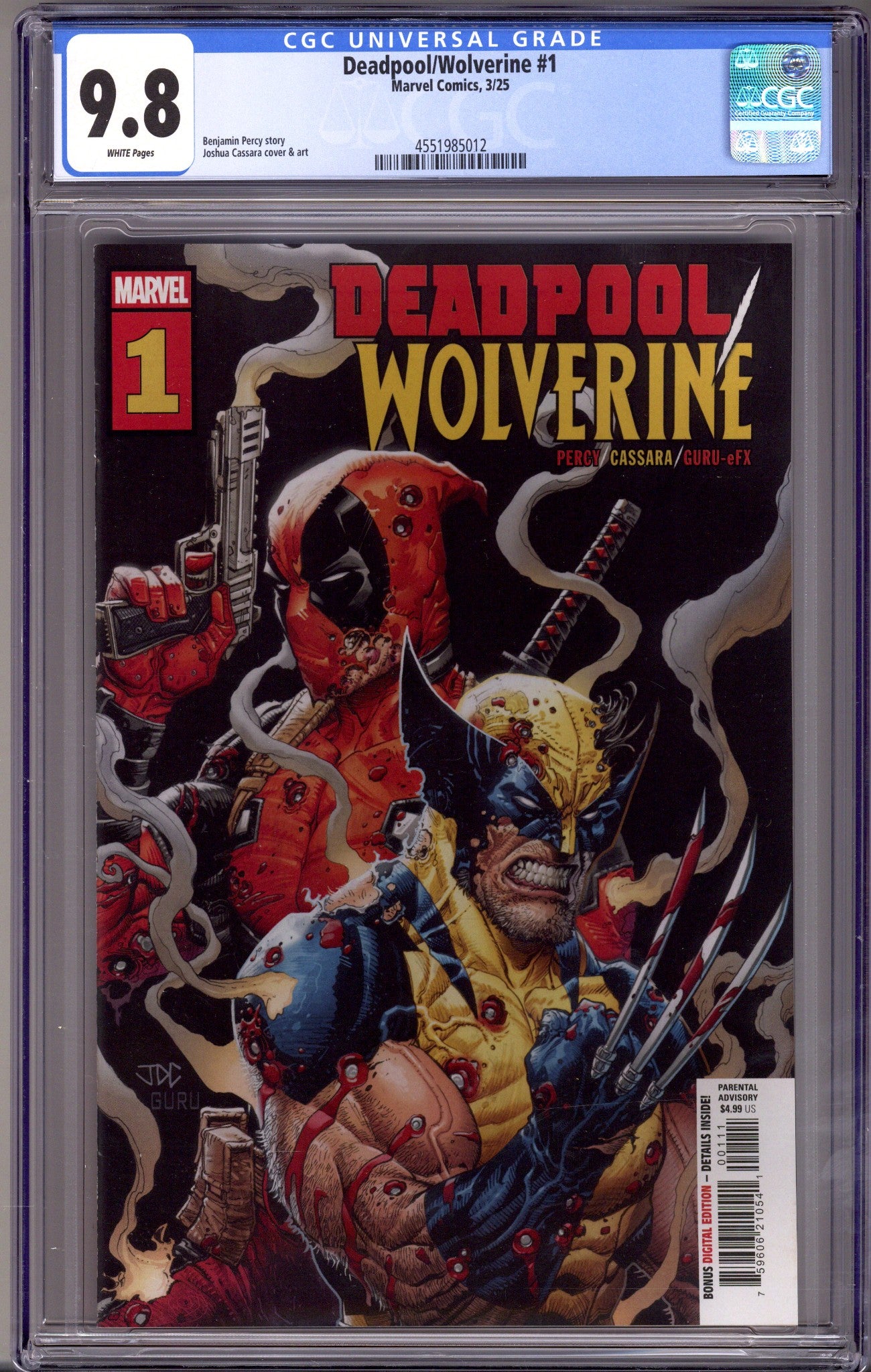 Deadpool / Wolverine 1 CGC 9.8 (NM/M) (2025) 