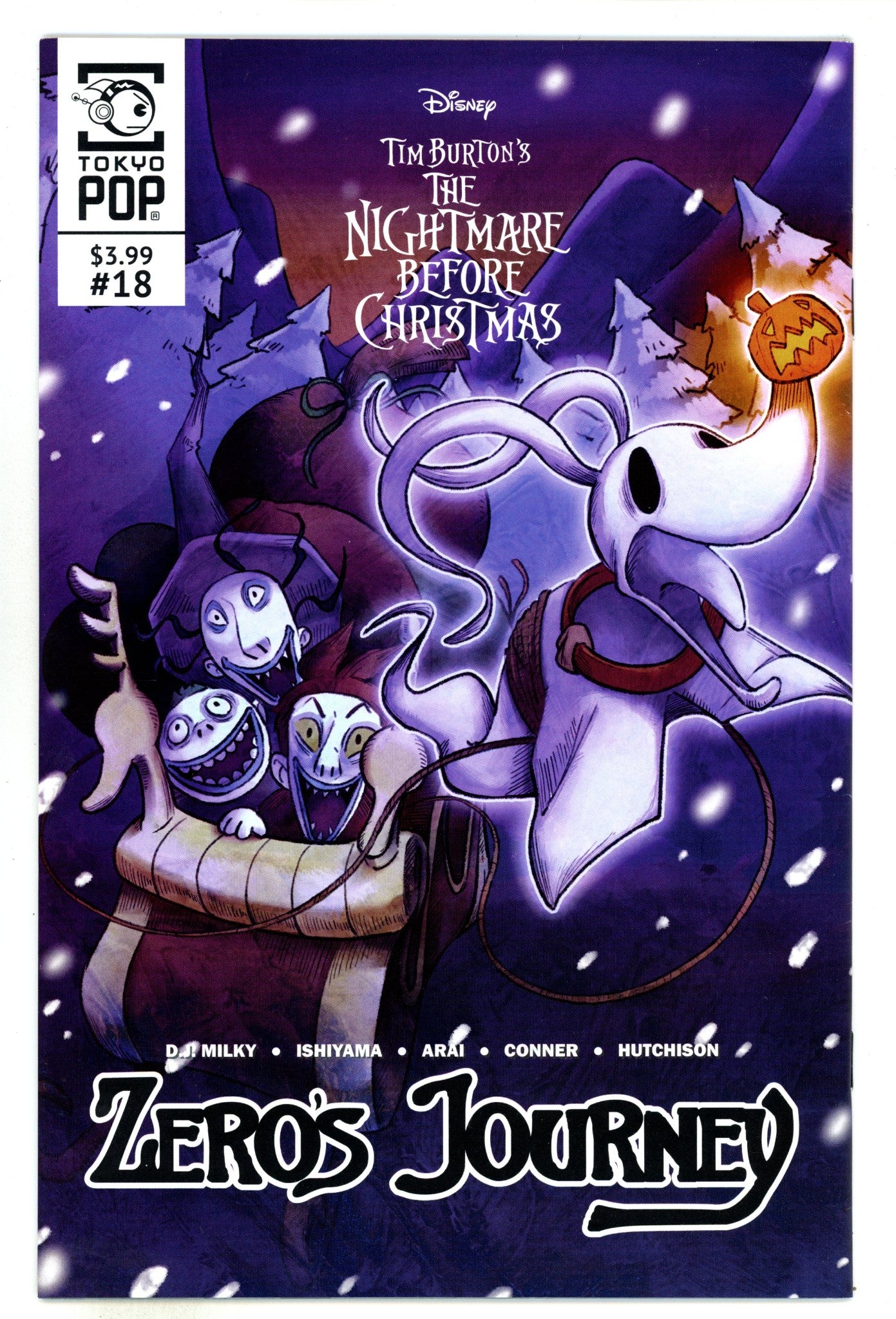 Disney Tim Burton's the Nightmare before Christmas: Zero's Journey 18 VF (8.0) (2020) 