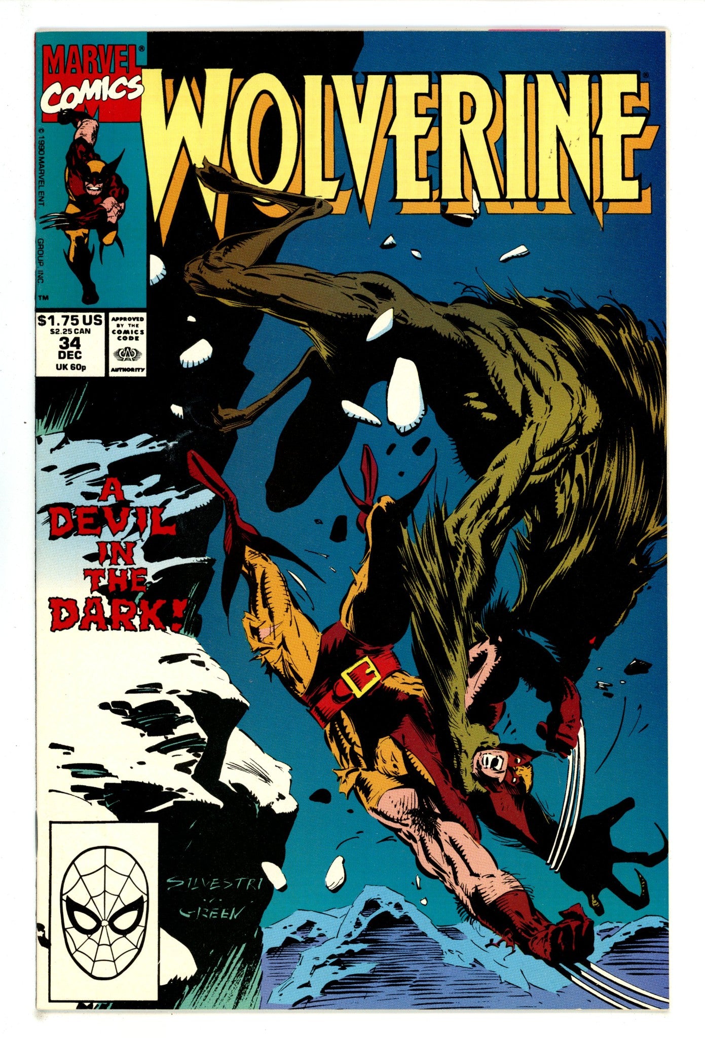 Wolverine Vol 2 34 High Grade (1990) 