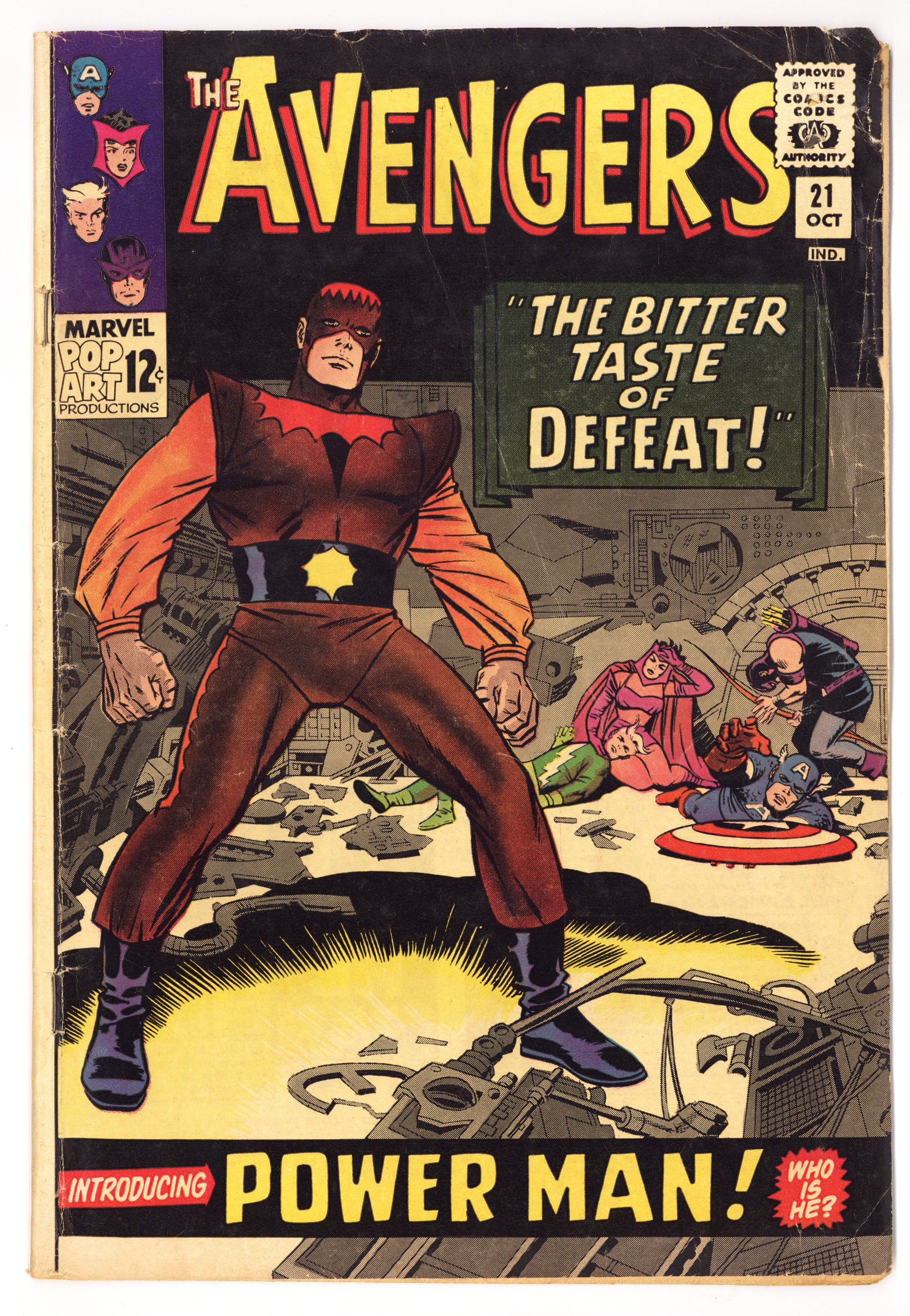 The Avengers Vol 1 21 GD/VG (3.0) (1965) 