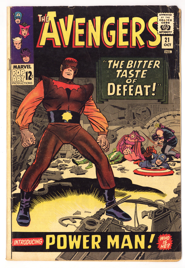 The Avengers Vol 1 21 GD/VG (3.0) (1965)