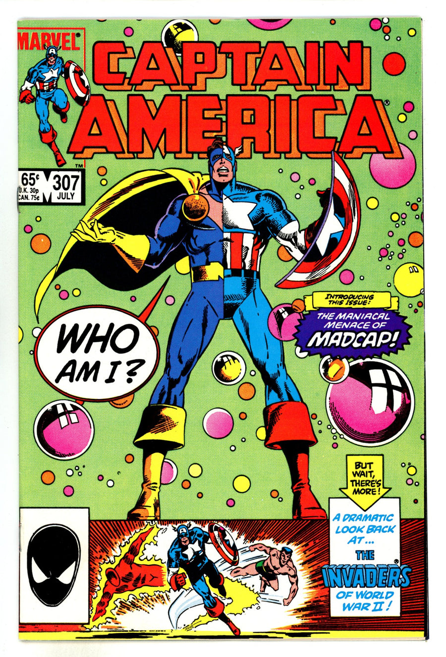 Captain America Vol 1 307  VF/NM (9.0)  (1985)  