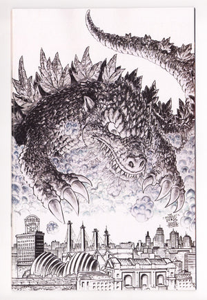 Godzilla Vs. America: Kansas City 1 Moody B&W Virgin Incentive NM- (2025)