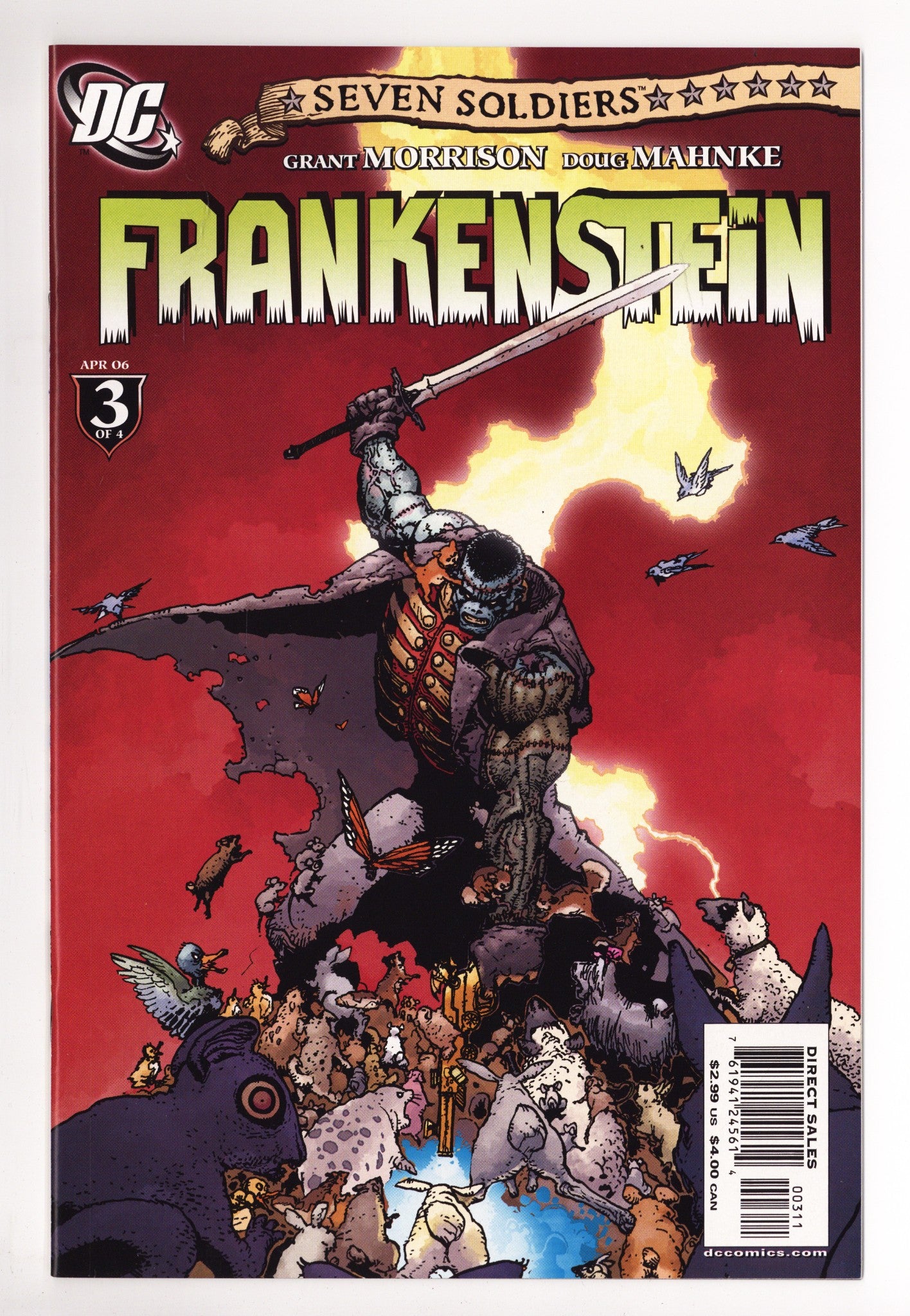 Seven Soldiers: Frankenstein 3 NM (9.4) (2006) 