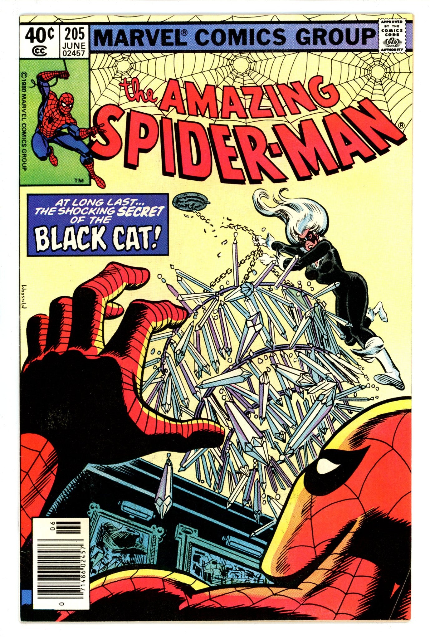 The Amazing Spider-Man Vol 1 205 FN+ (6.5) (1980) Newsstand 