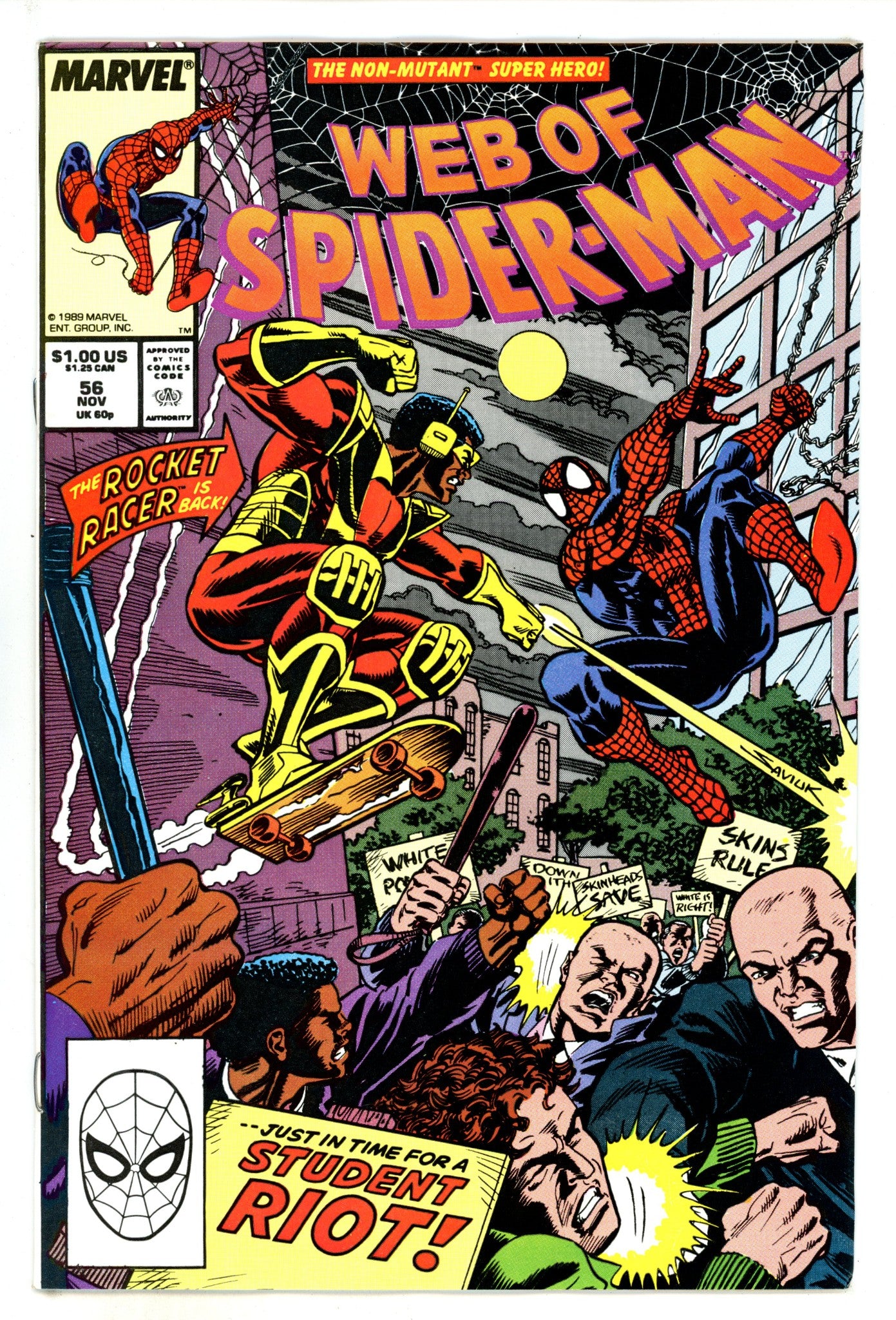 Web of Spider-Man Vol 1 56 High Grade (1989) 