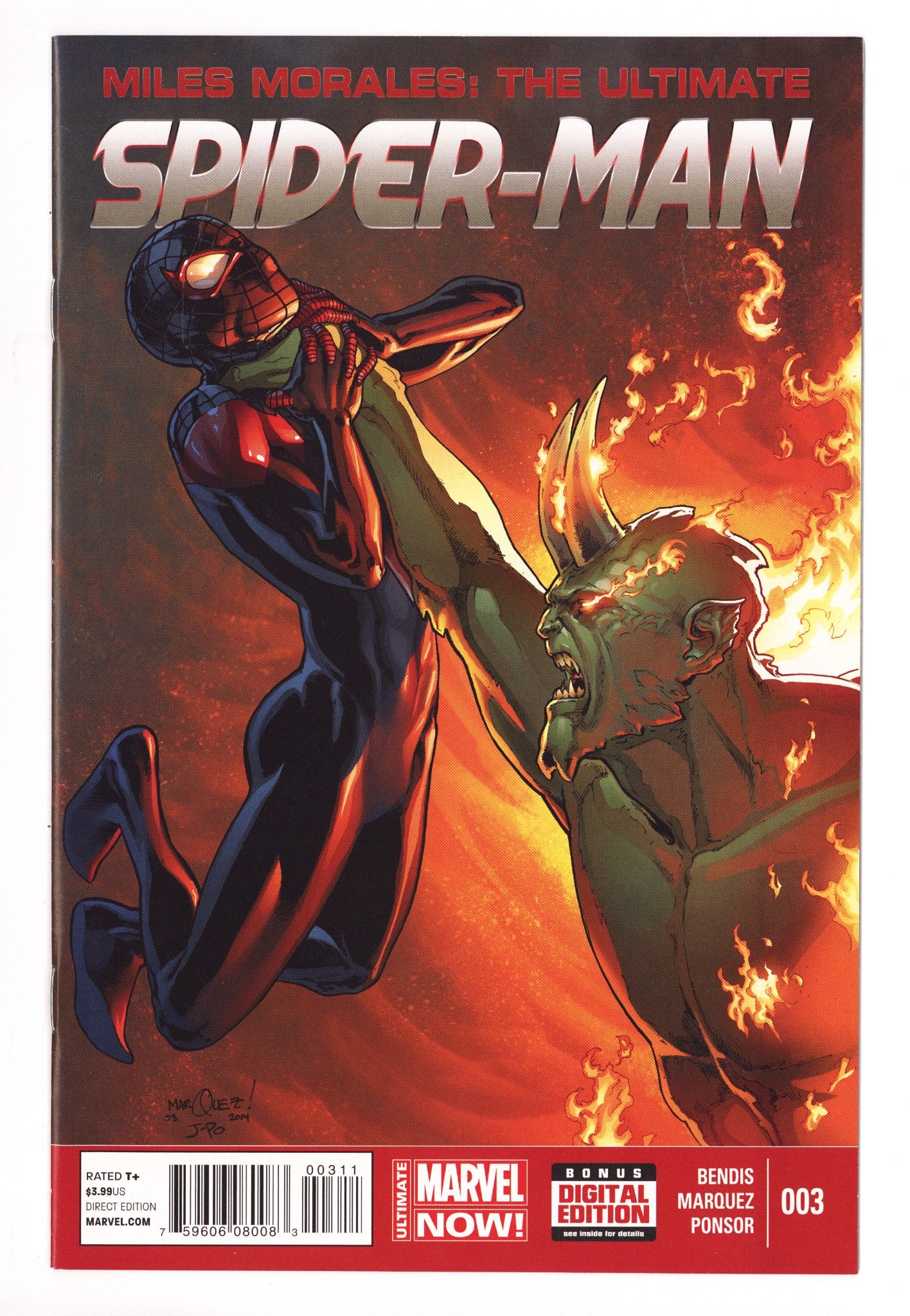 Miles Morales: Ultimate Spider-Man 3 High Grade (2014) 
