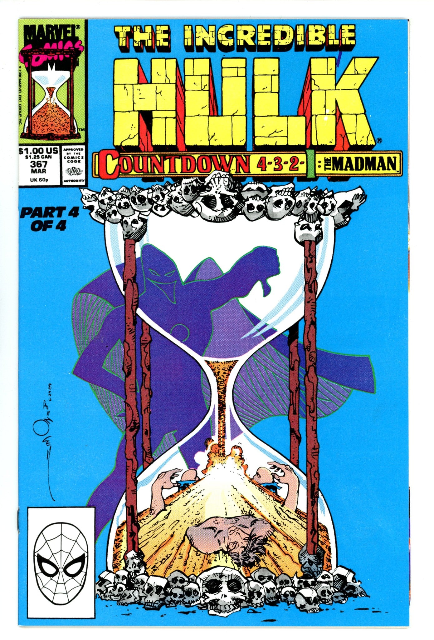 The Incredible Hulk Vol 1 367 High Grade (1990) 