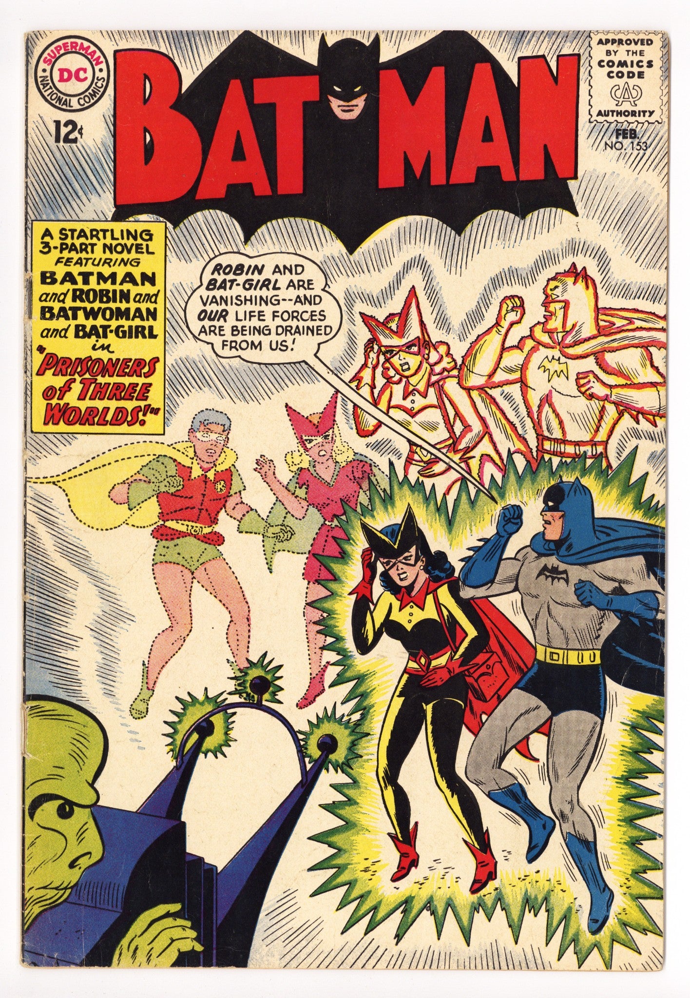 Batman Vol 1 153 GD/VG (3.0) (1963) 