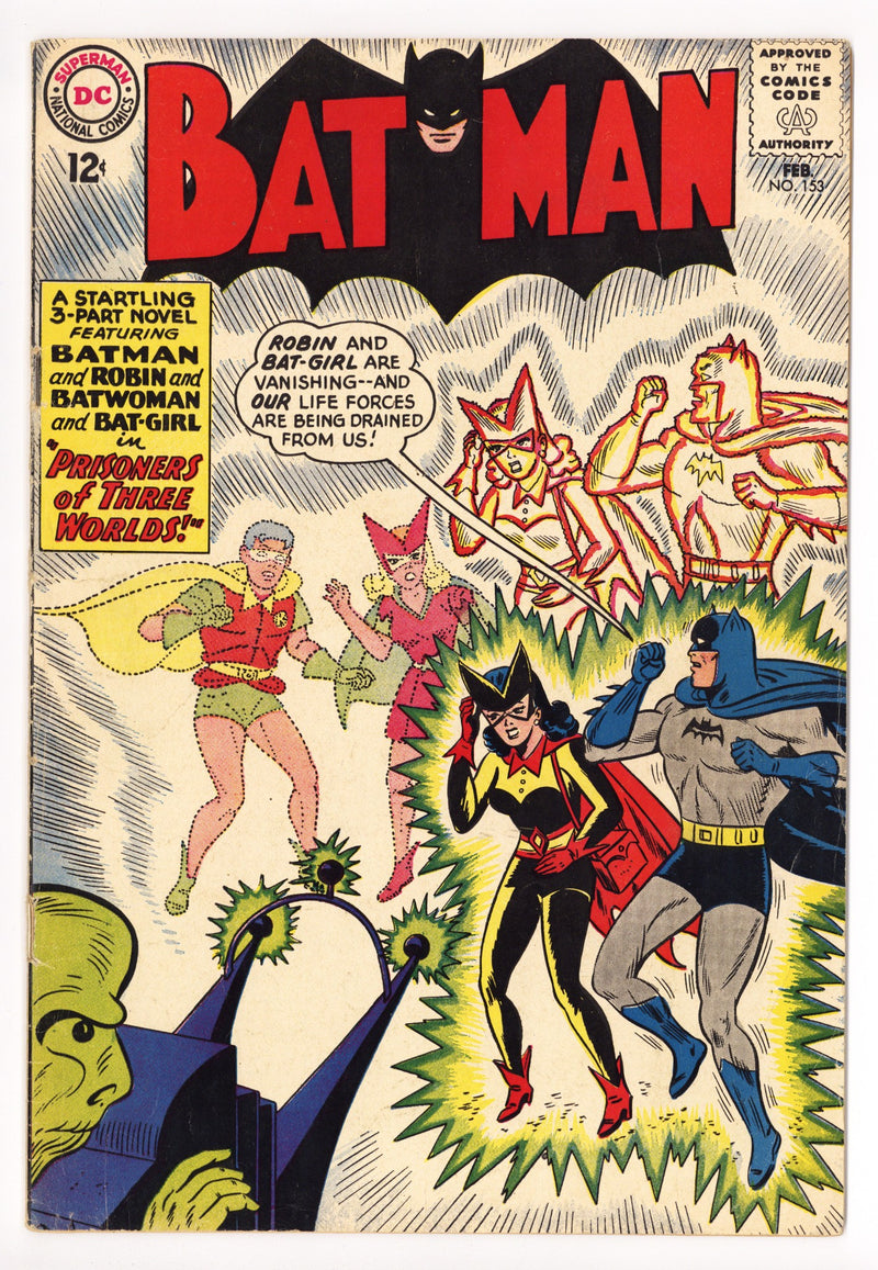 Batman Vol 1 153 GD/VG (3.0) (1963) 