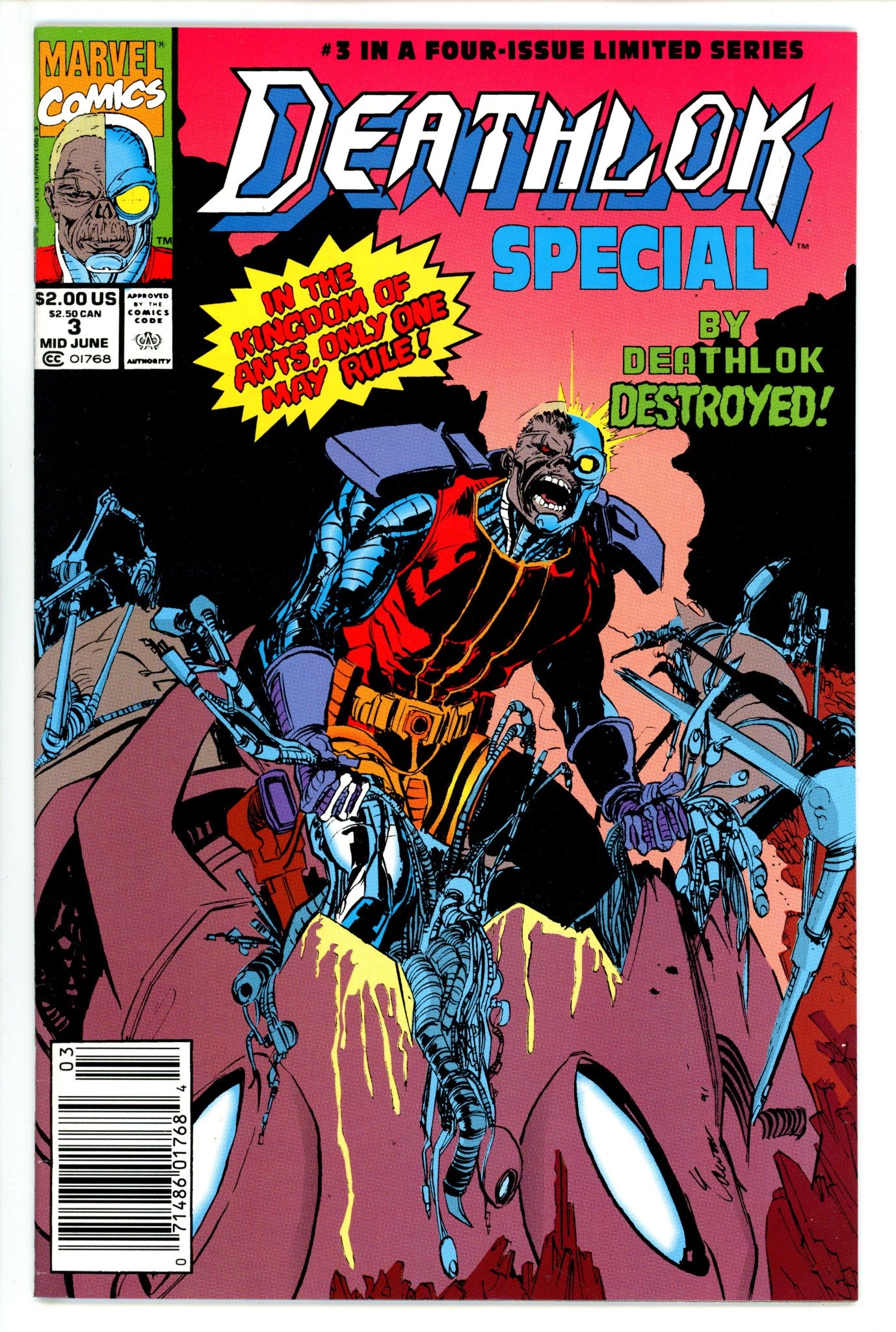 Deathlok Special 3 Newsstand (1991)