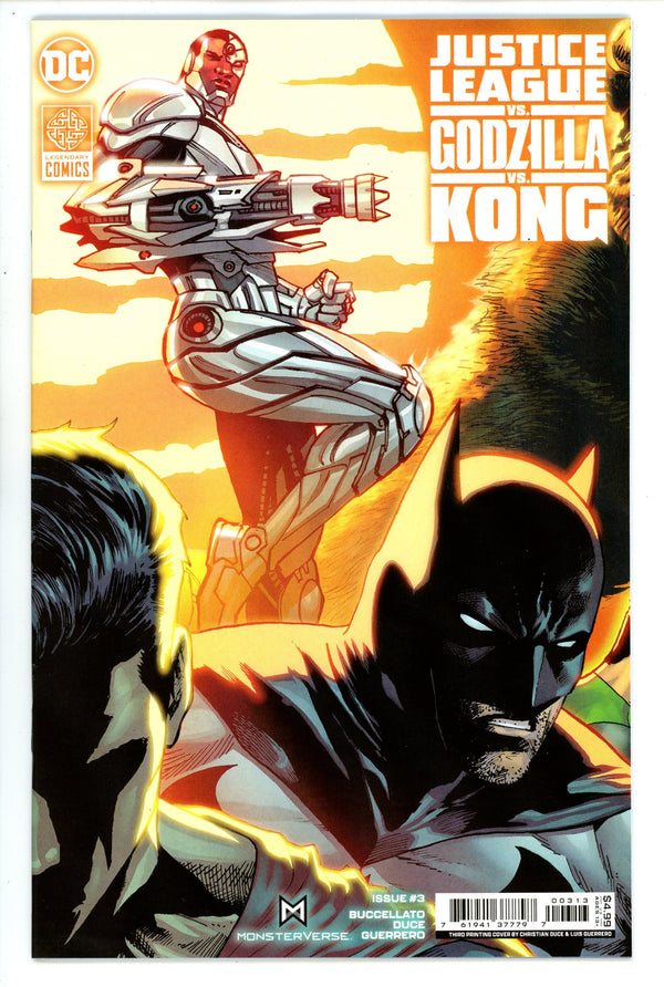 Justice League Vs Godzilla Vs Kong 3 Final Print (2024)
