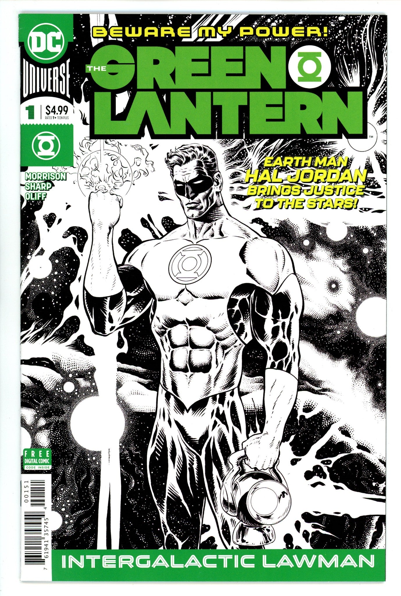 The Green Lantern Vol 6 1 High Grade (2019) Sharp B&W Variant 