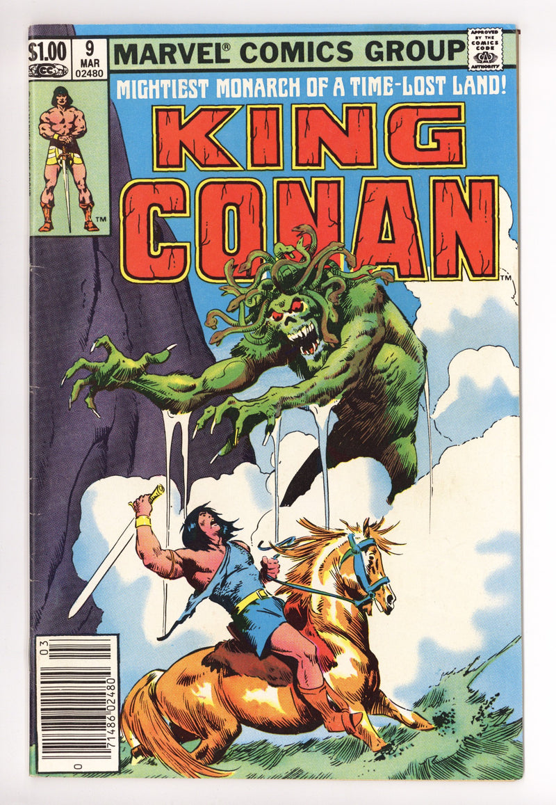 King Conan 9 Mid Grade (1982) Newsstand 