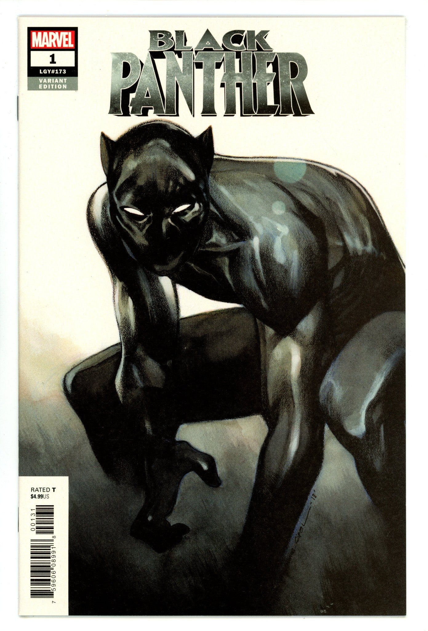 Black Panther Vol 7 1 (173) NM- (9.2) (2018) Coipel Incentive Variant 
