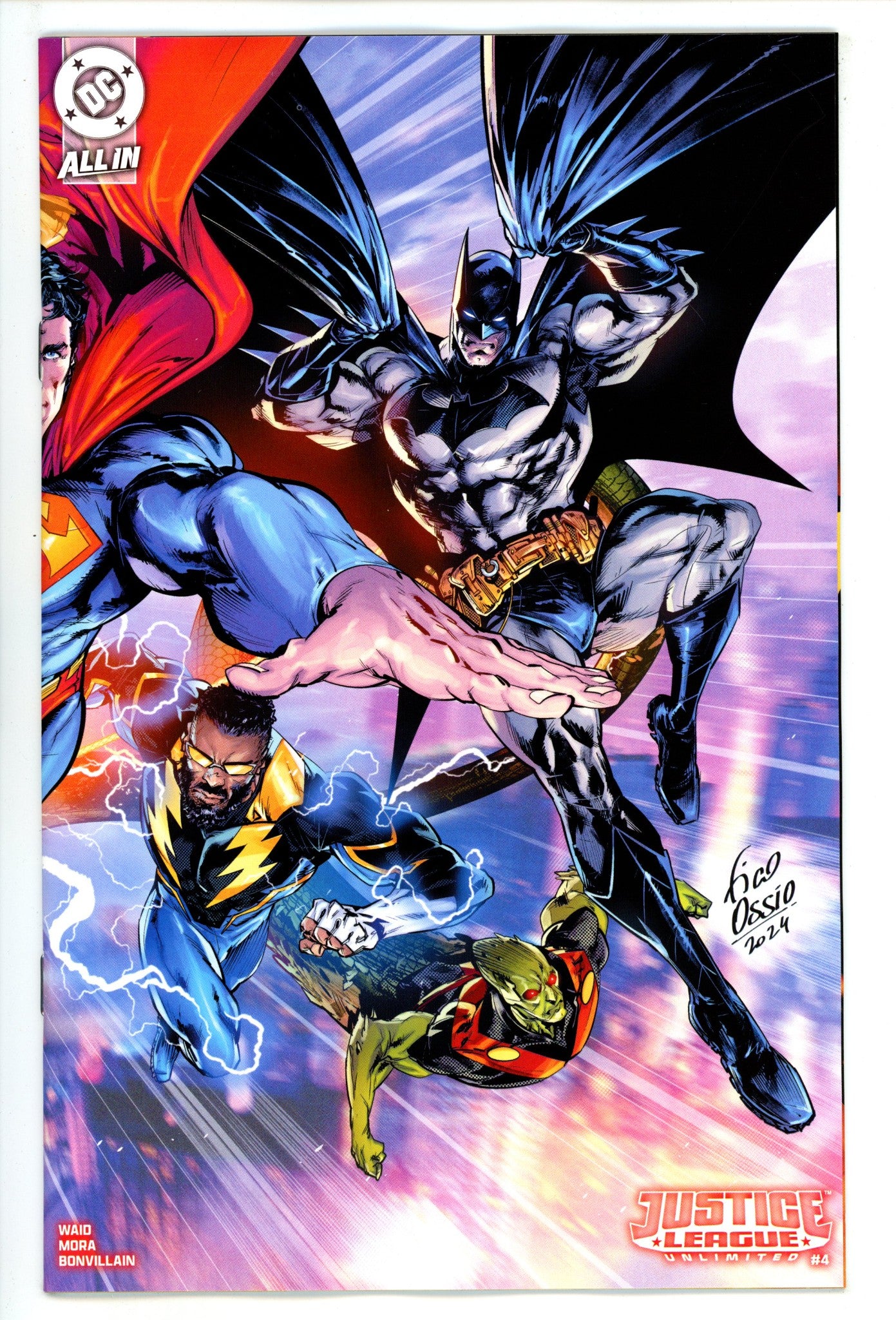 Justice League Unlimited Vol 2 4 Ossio Wraparound Incentive Variant NM (2025)