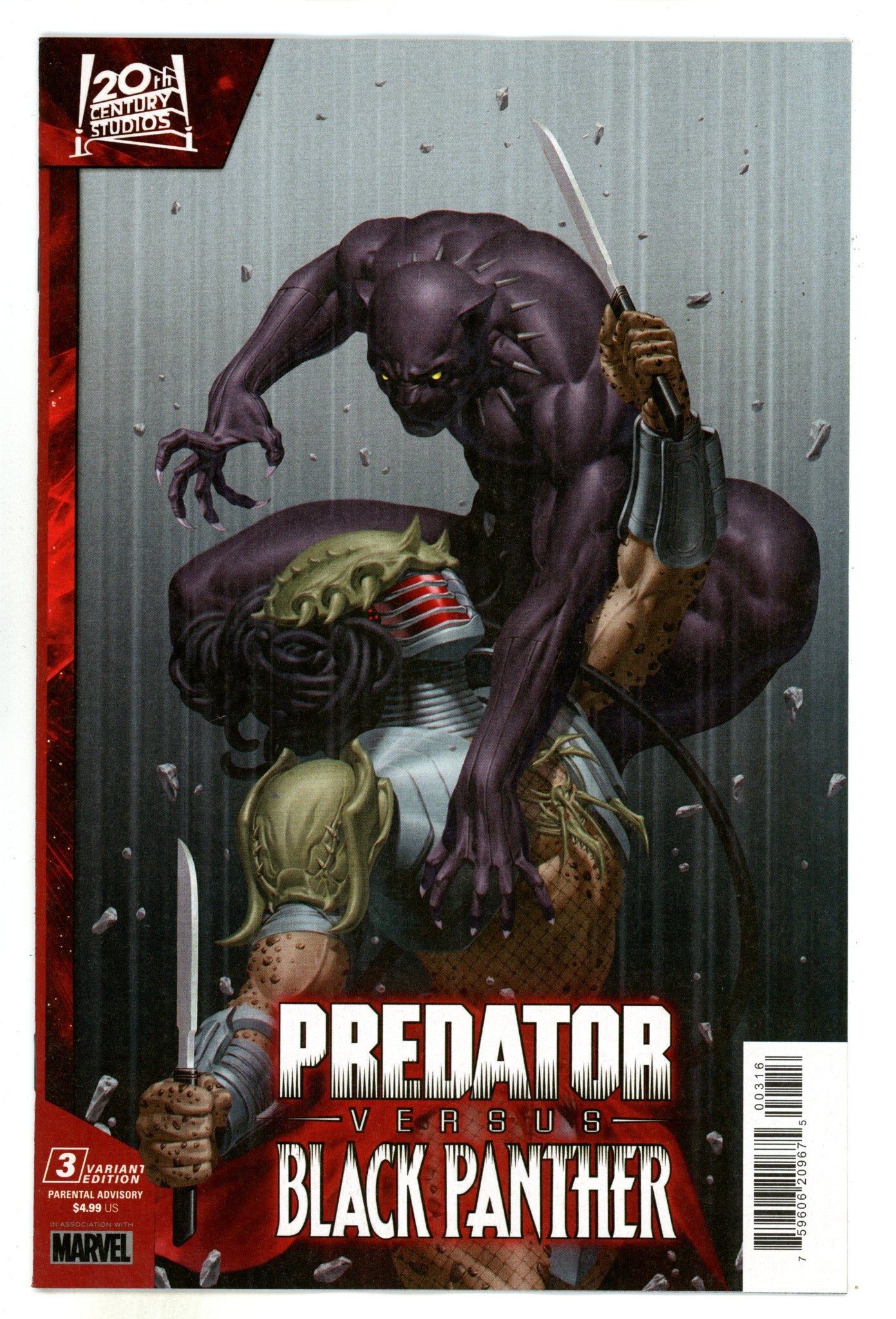 Predator Vs. Black Panther  3 Yoon  Incentive Variant NM  (2024)