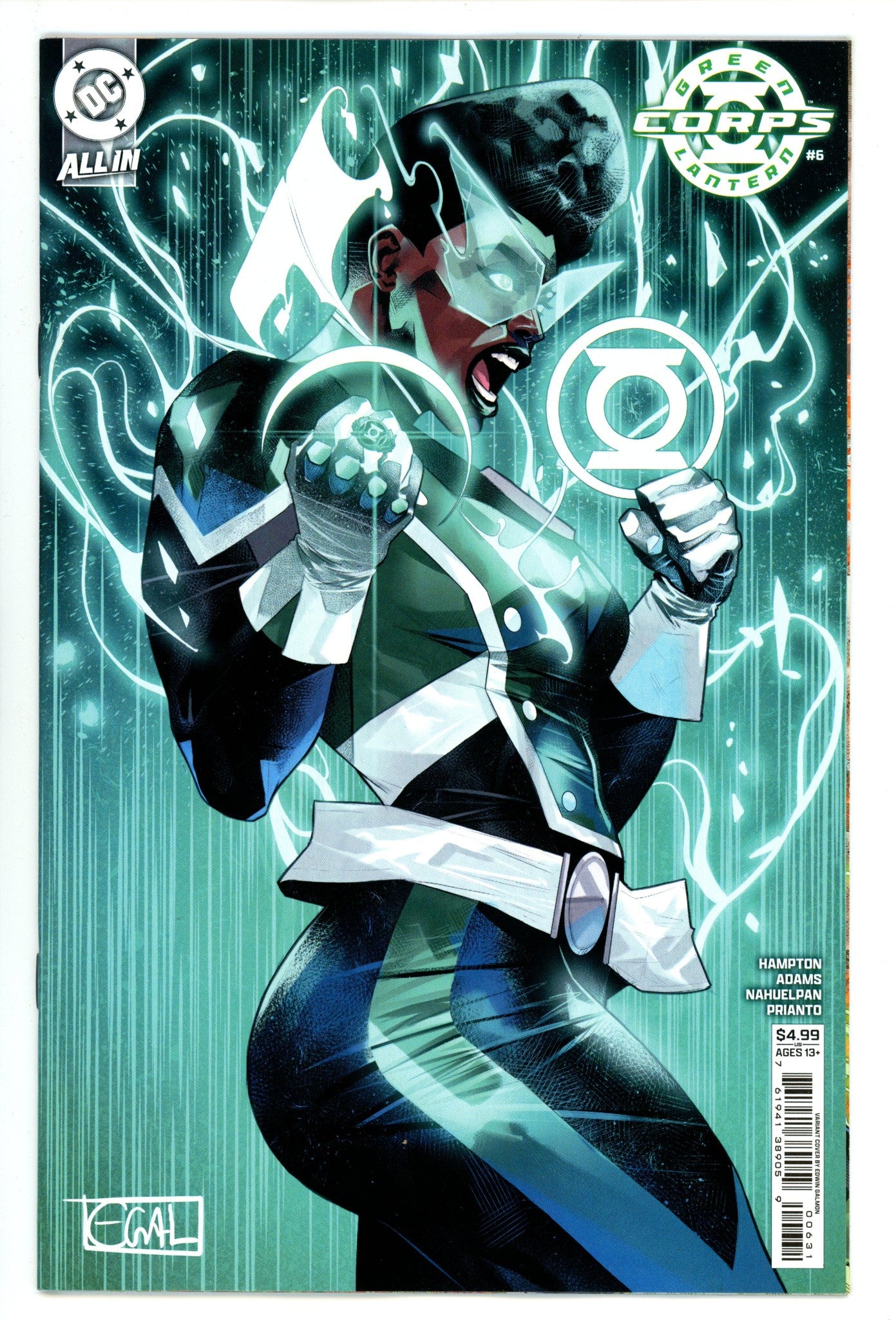 Green Lantern Corps Vol 4 6 Galmon Variant (2025)