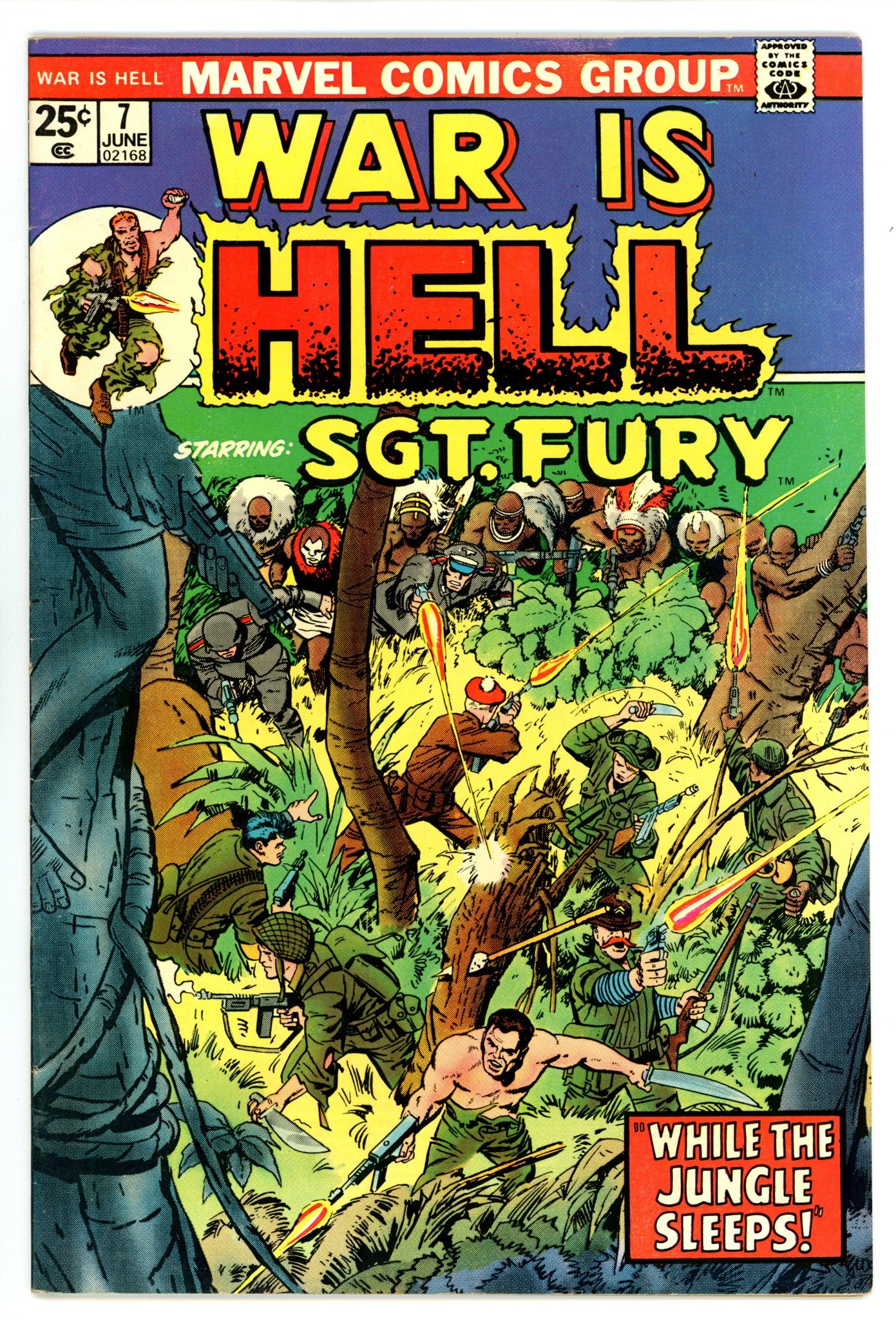 War Is Hell 7 FN/VF (7.0) (1974)