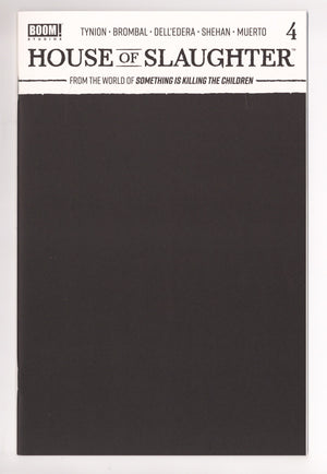 House of Slaughter 4 High Grade (2022) Blank Variant