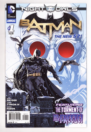 Batman Annual Vol 2 1 High Grade (2012)