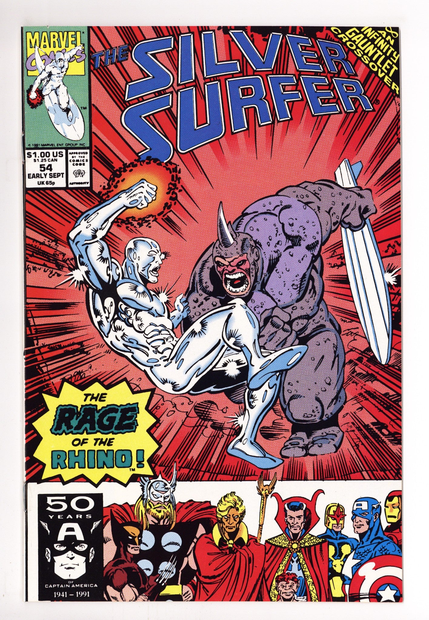 Silver Surfer Vol 3 54 Mid Grade (1991) 