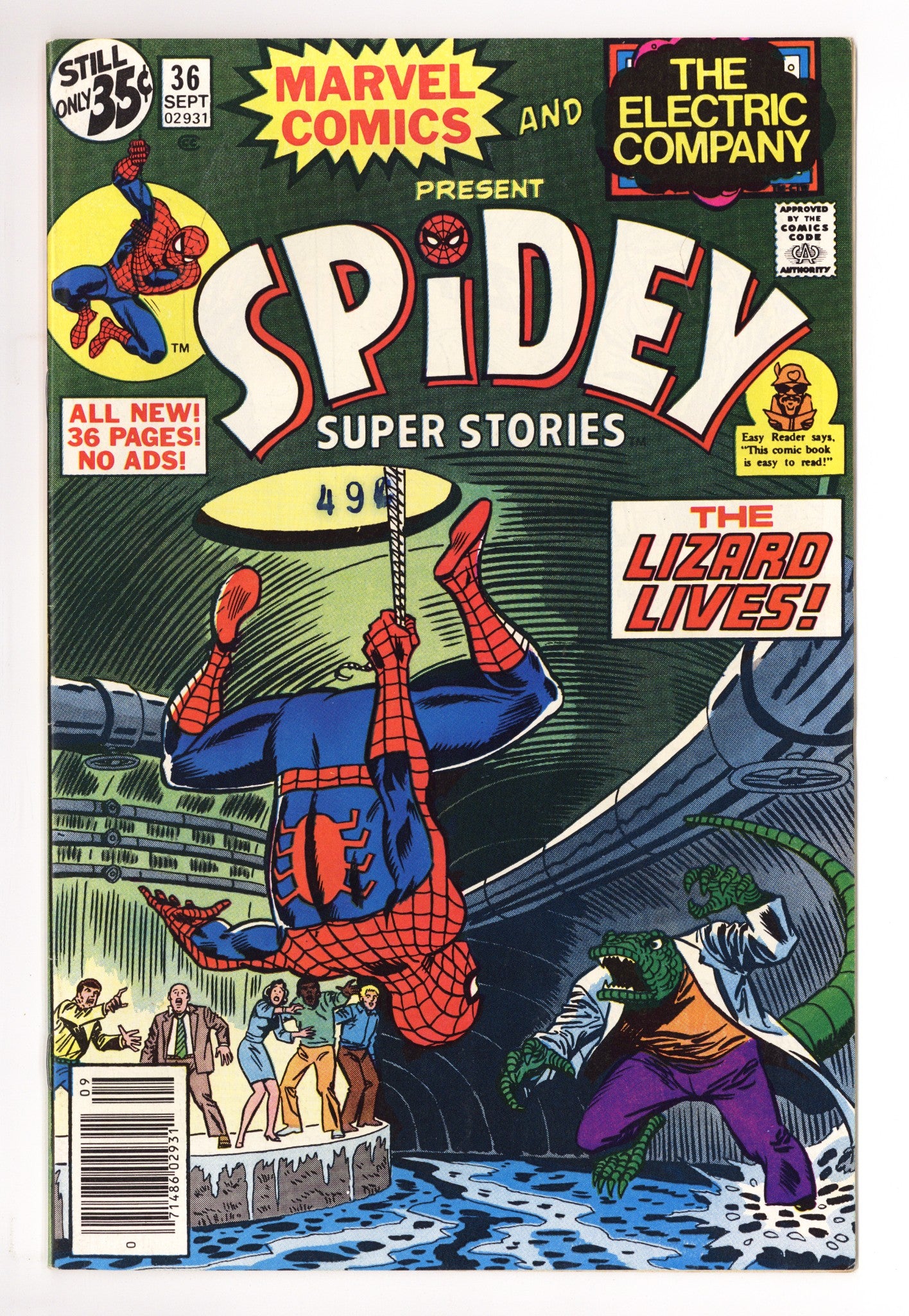 Spidey Super Stories 36 VF- (7.5) (1978) 