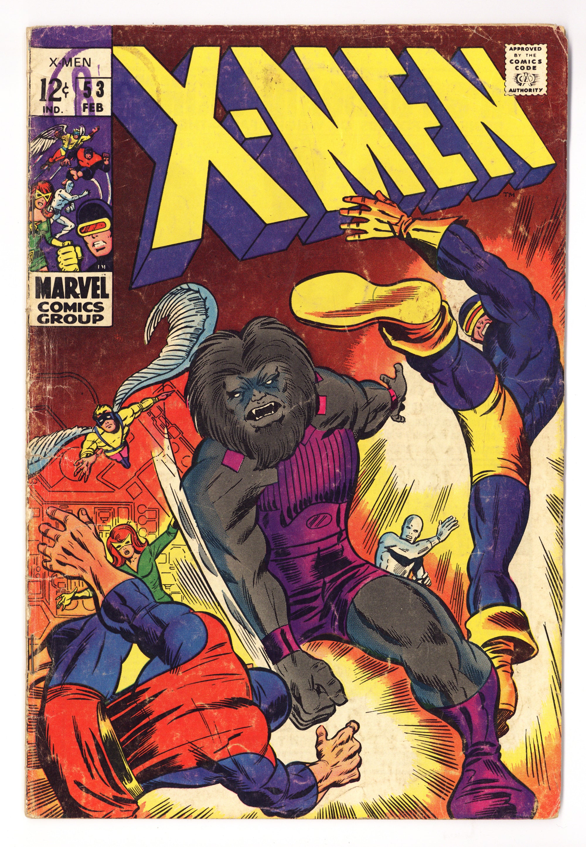 The X-Men Vol 1 53  GD/VG (3.0)   (1969)        