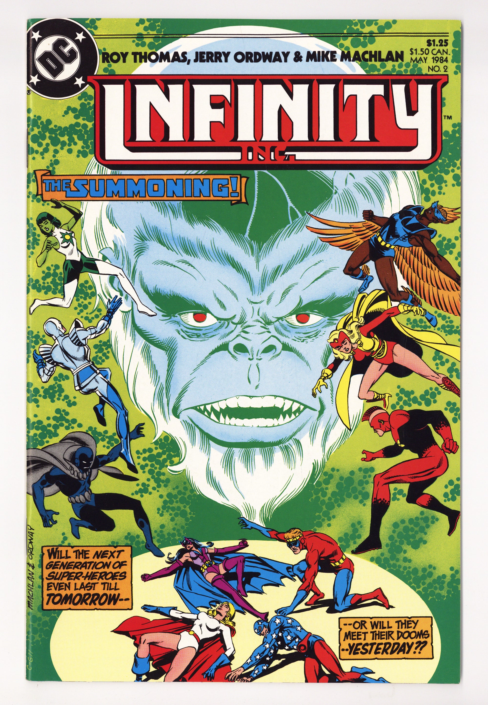 Infinity, Inc. Vol 1 2 High Grade (1984) 