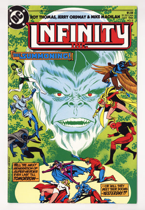 Infinity, Inc. Vol 1 2 High Grade (1984)