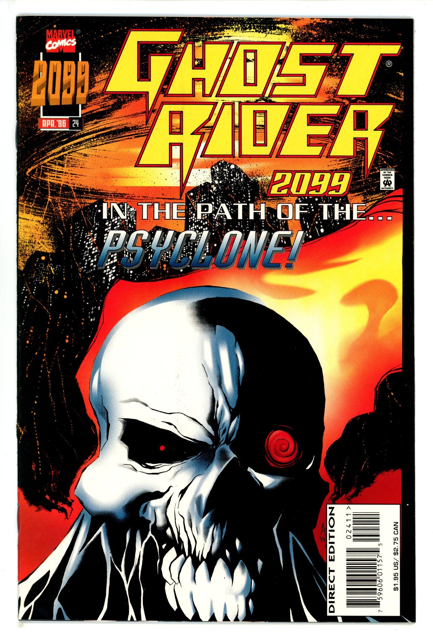 Ghost Rider 2099 Vol 1 24 VF/NM (1996)