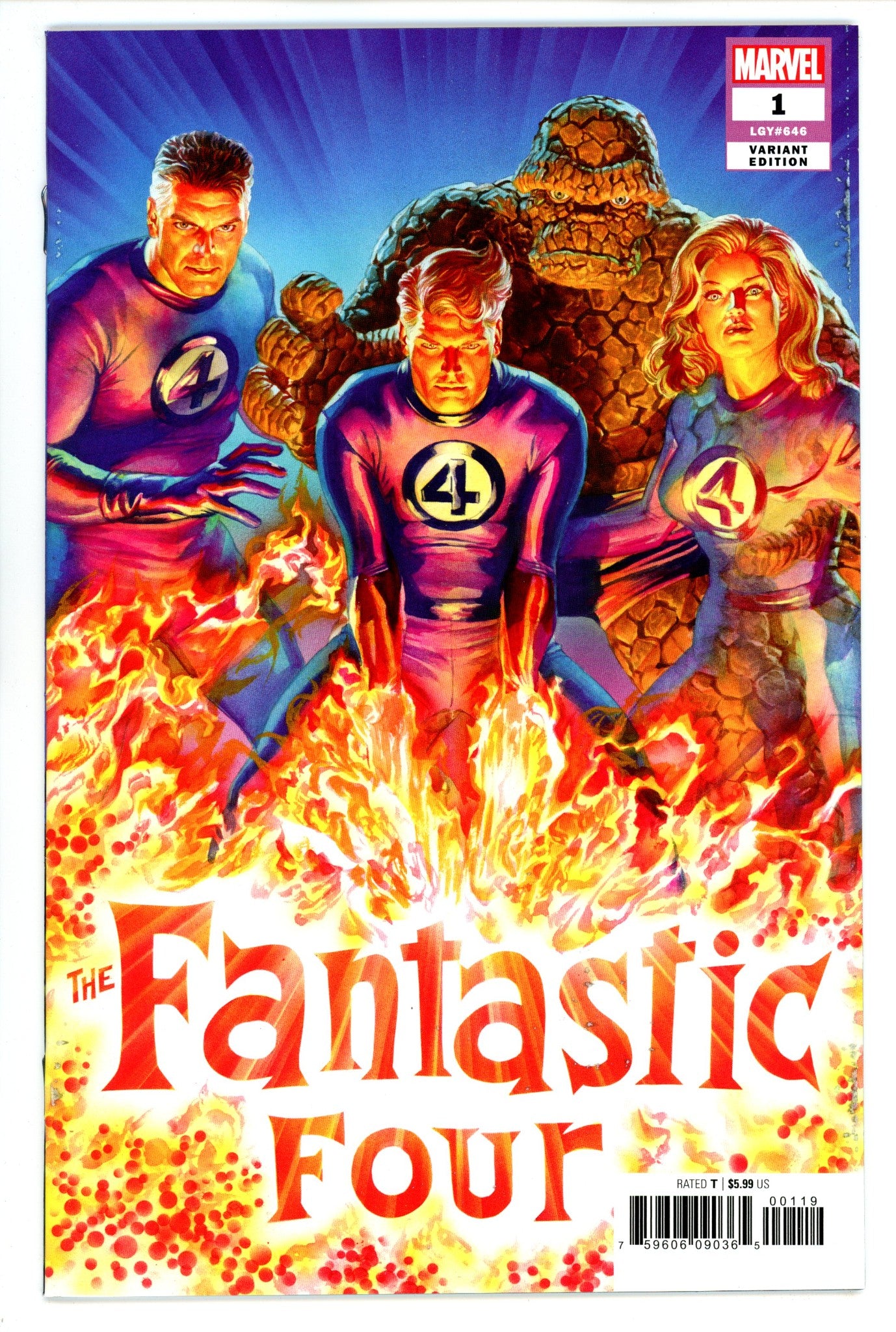 Fantastic Four Vol 6 1 VF+ (8.5) (2018) Ross Variant 