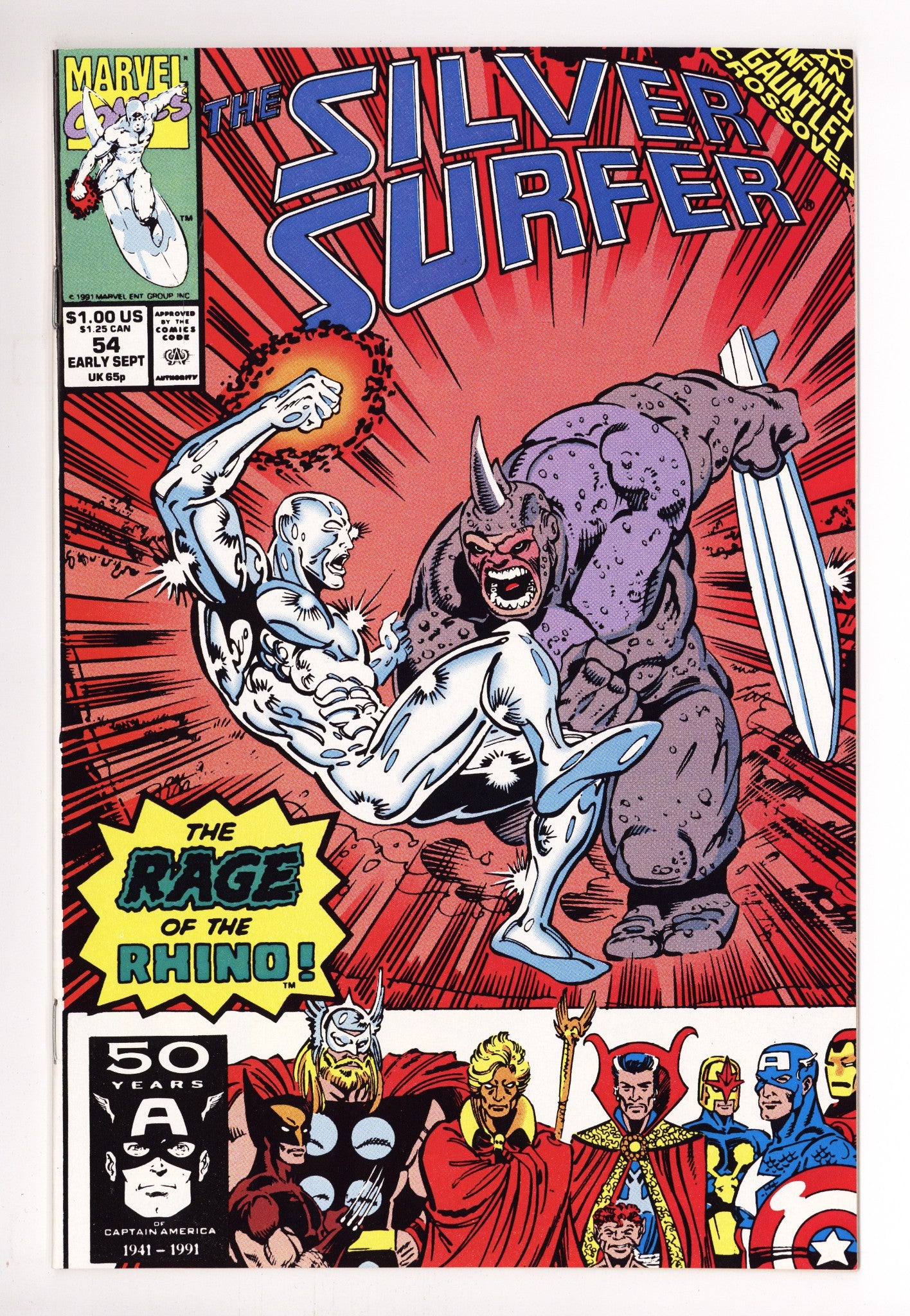 Silver Surfer Vol 3 54 High Grade (1991) 