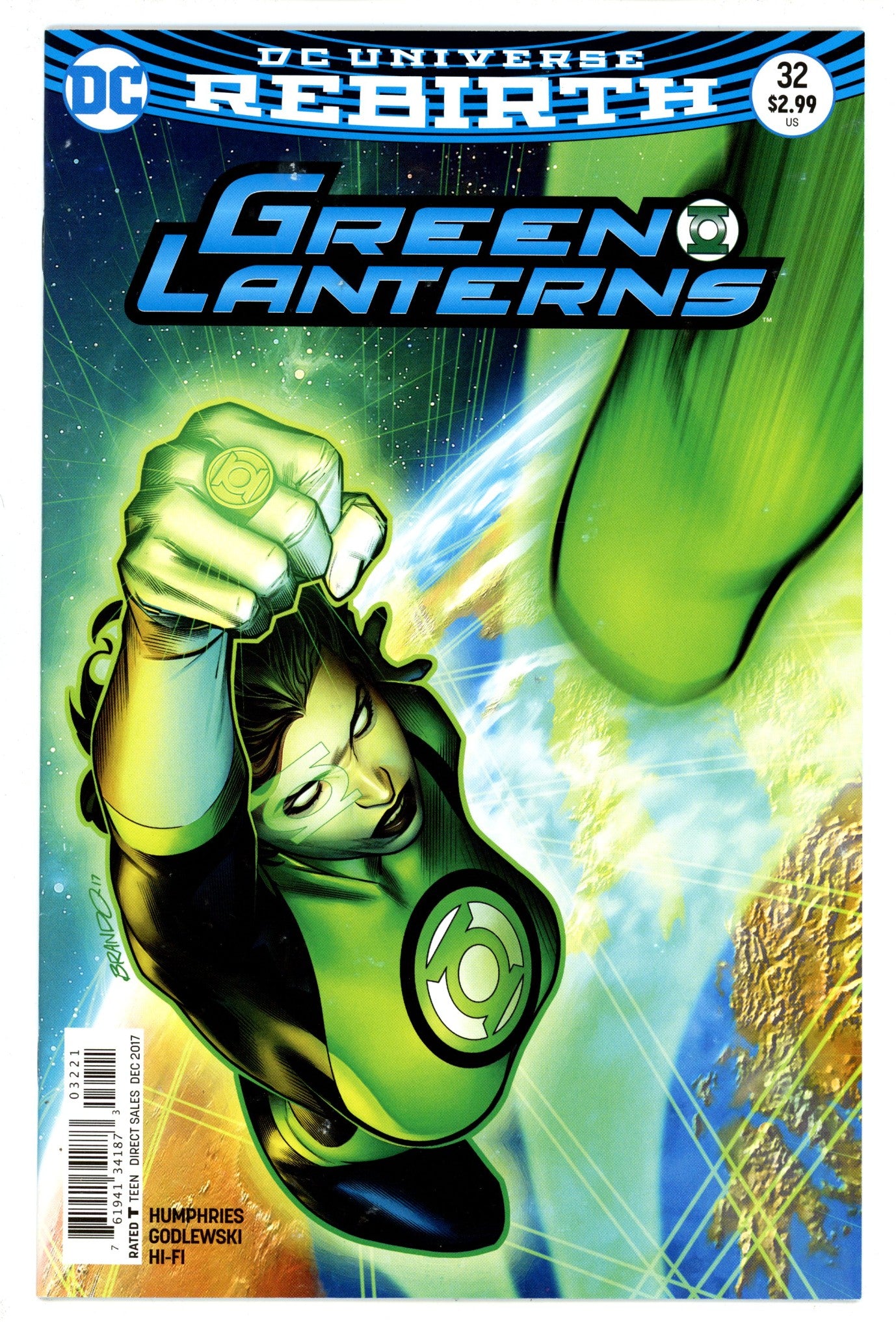 Green Lanterns 32 High Grade (2017) Peterson Variant 