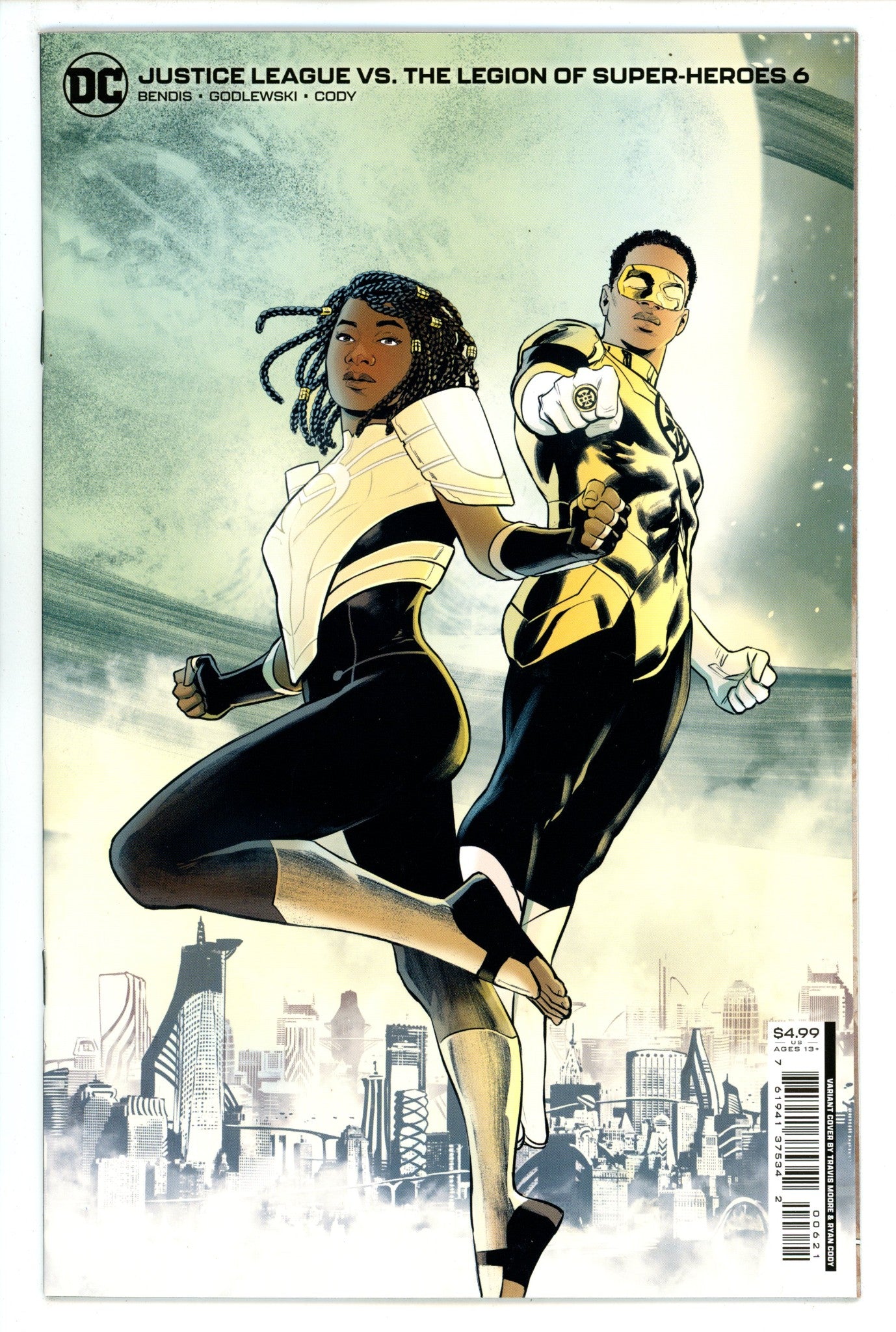 Justice League vs. the Legion of Super-Heroes 6 High Grade (2022) Moore Variant 