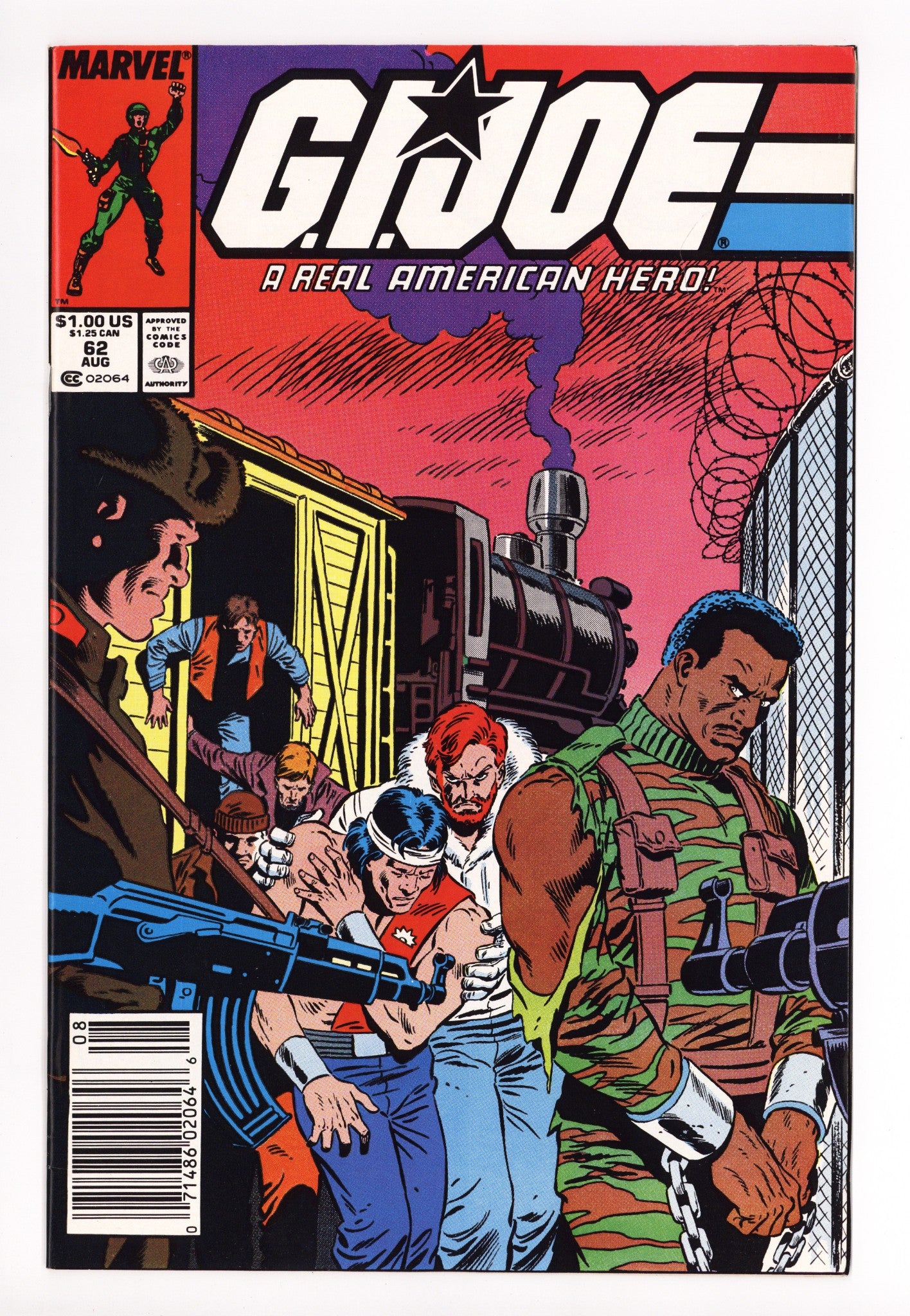 G.I. Joe, A Real American Hero 62 Mid Grade (1987) Newsstand 