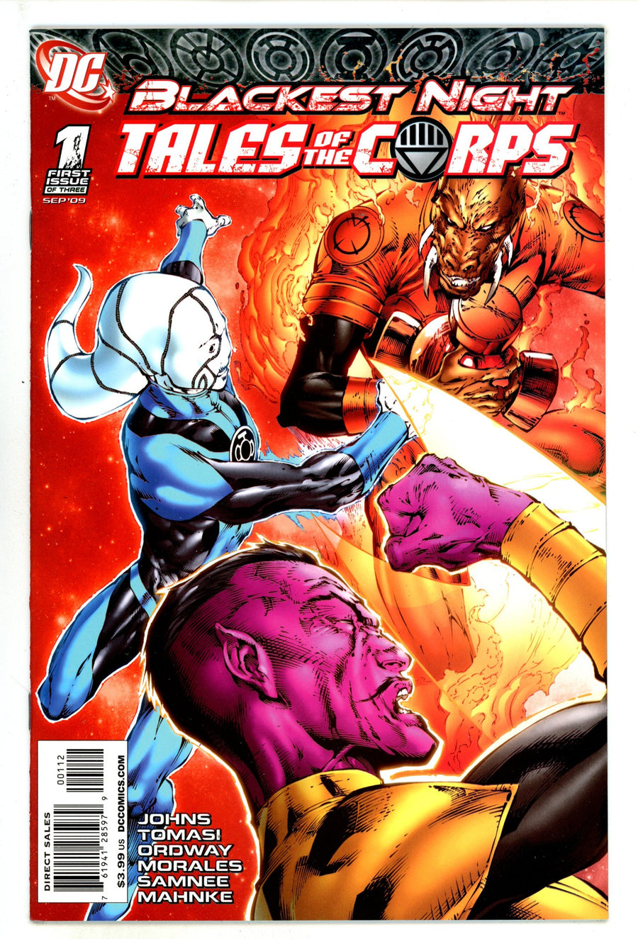 Blackest Night: Tales of the Corps 1 High Grade (2009) 2nd Print 