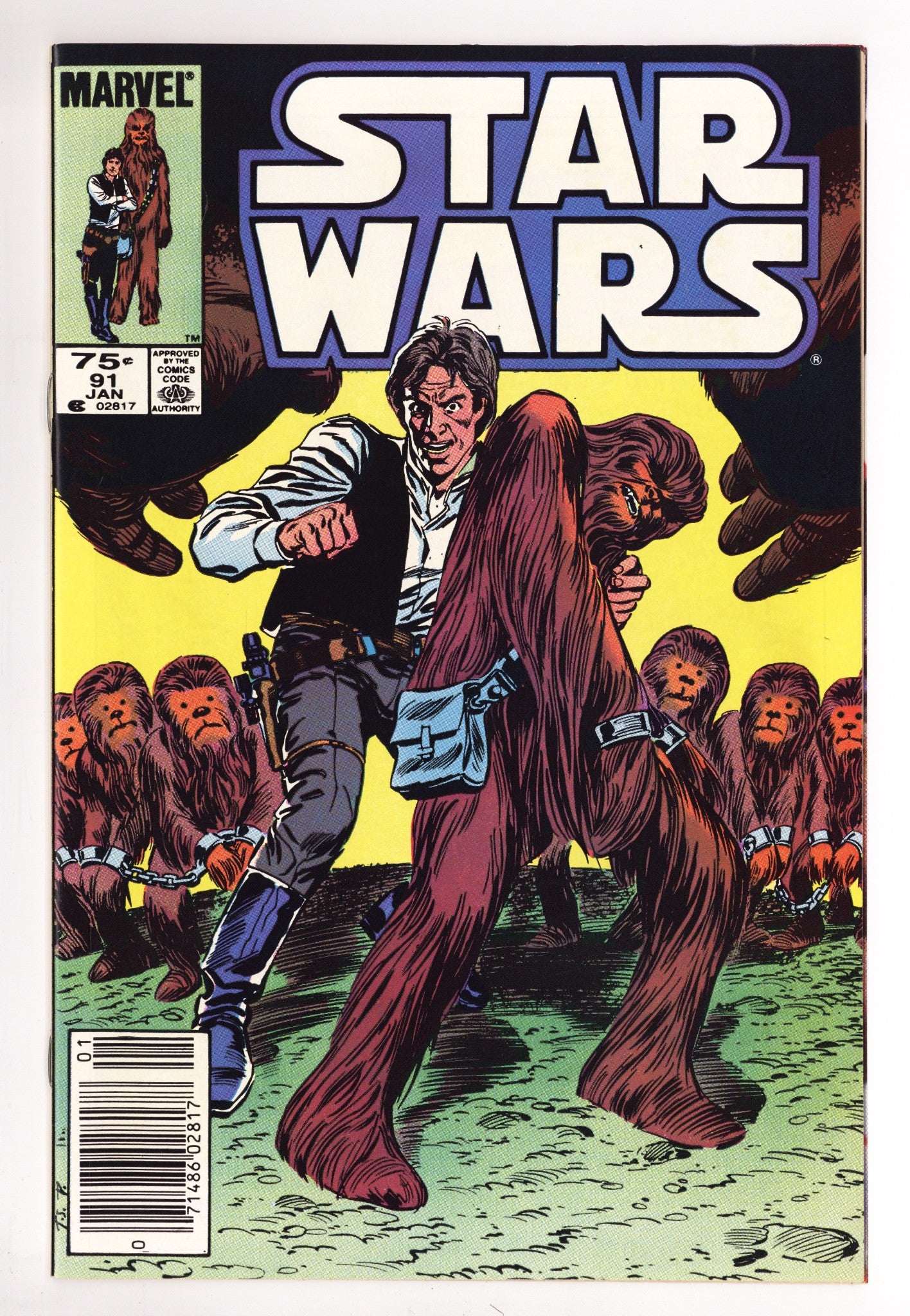 Star Wars Vol 1 91 VF+ (8.5) (1985) Canadian Price Variant 