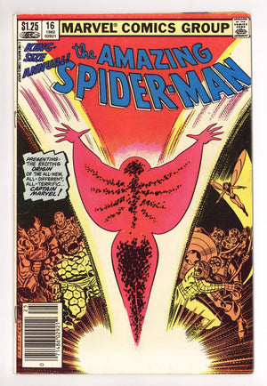 The Amazing Spider-Man Annual Vol 1 16 VG+ (4.5) (1982) Canadian Price Variant