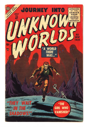 Journey into Unknown Worlds Vol 1 47 VG/FN (5.0) (1956)