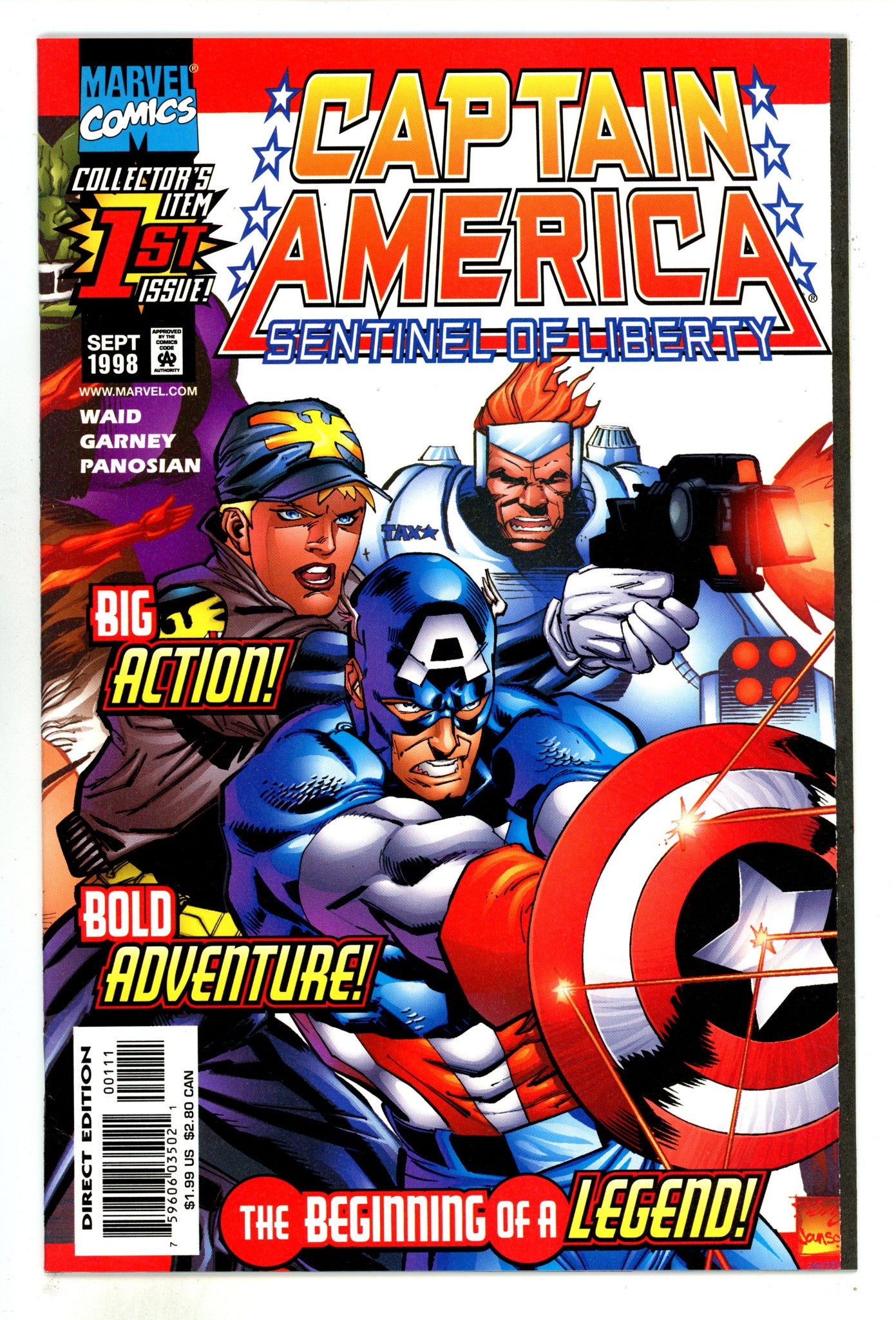 Captain America: Sentinel of Liberty Vol 1 1 High Grade (1998) 