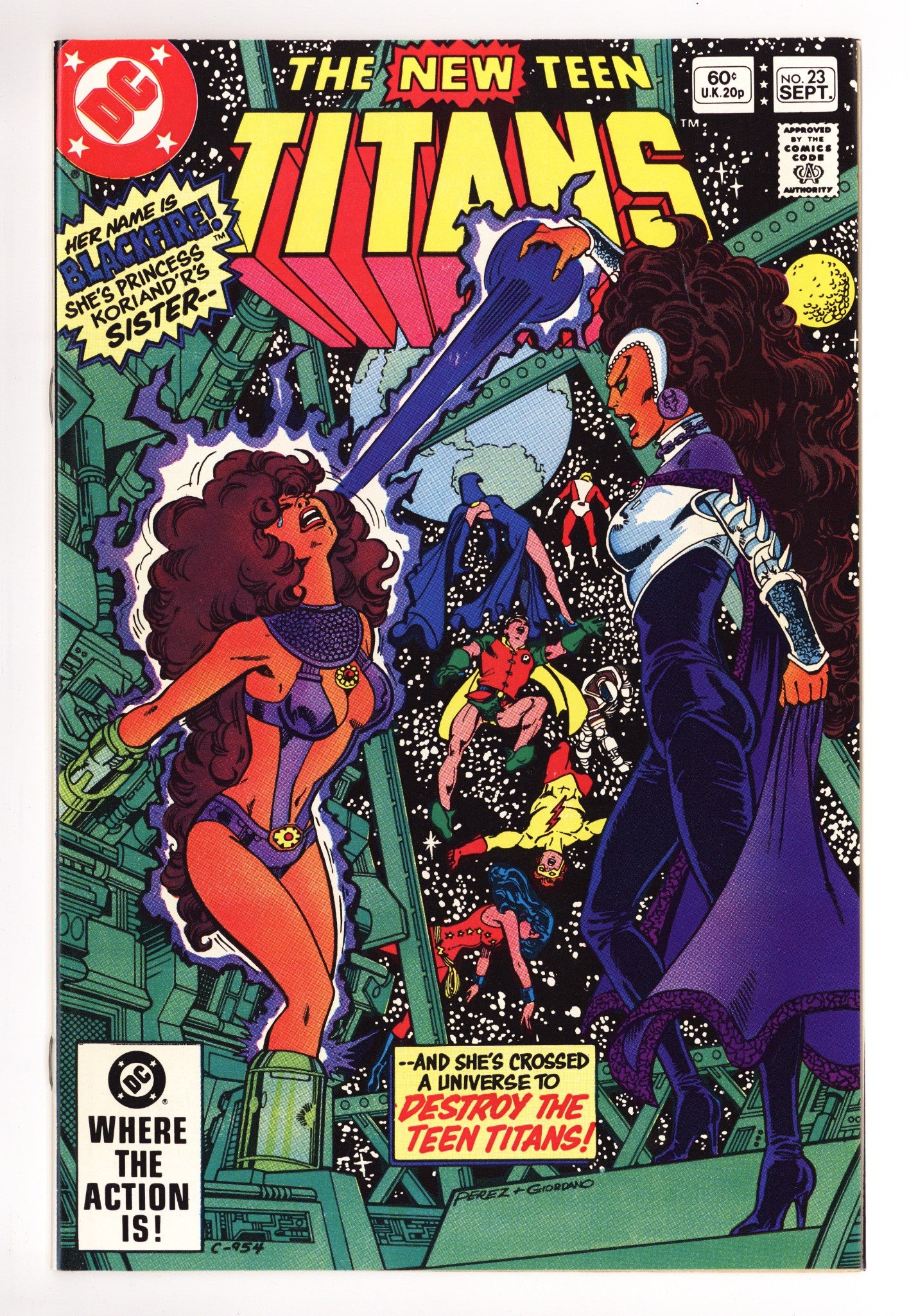 The New Teen Titans Vol 1 23 NM- (9.2) (1982) 