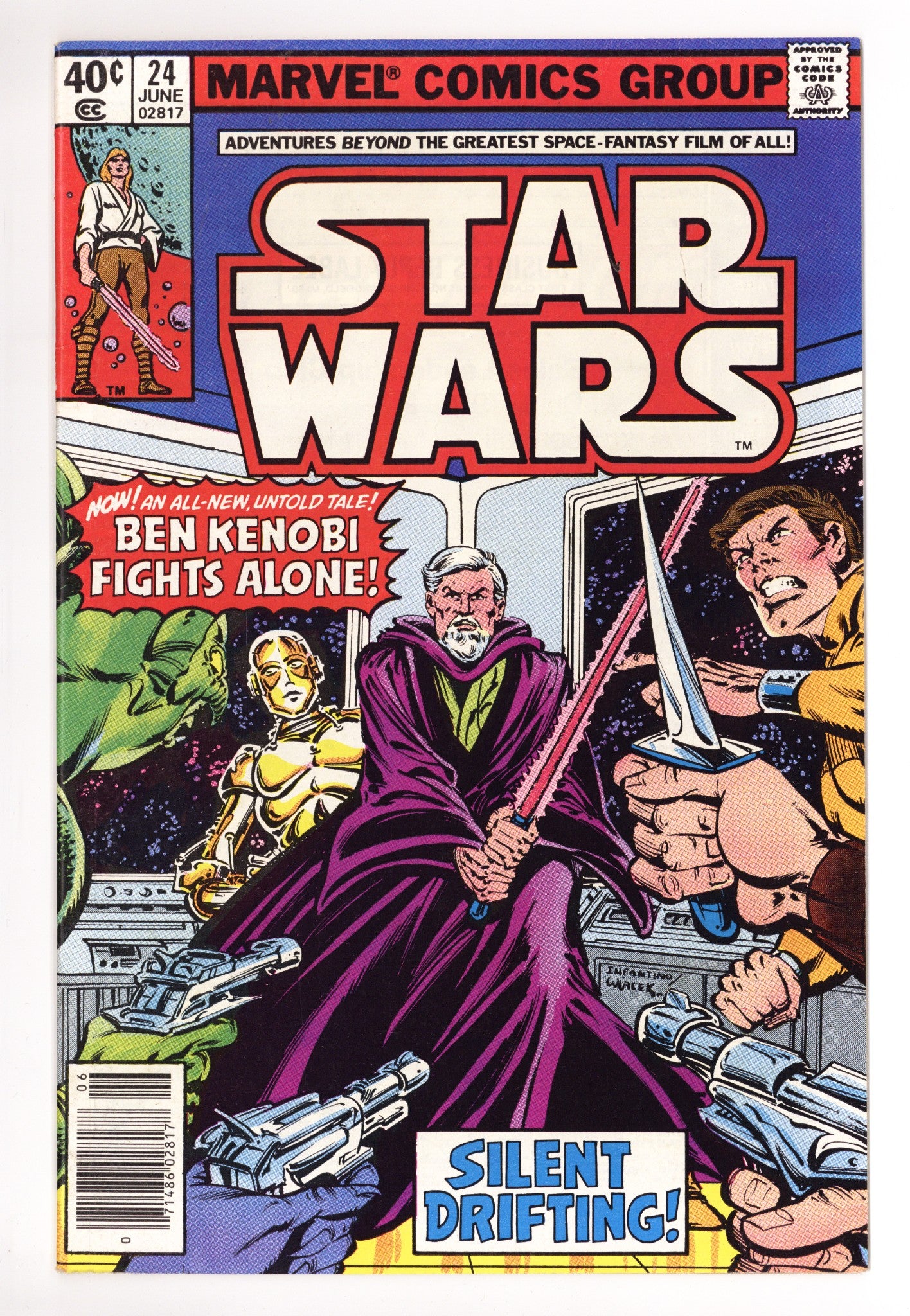 Star Wars Vol 1 24 VF+ (8.5) (1979) Newsstand 