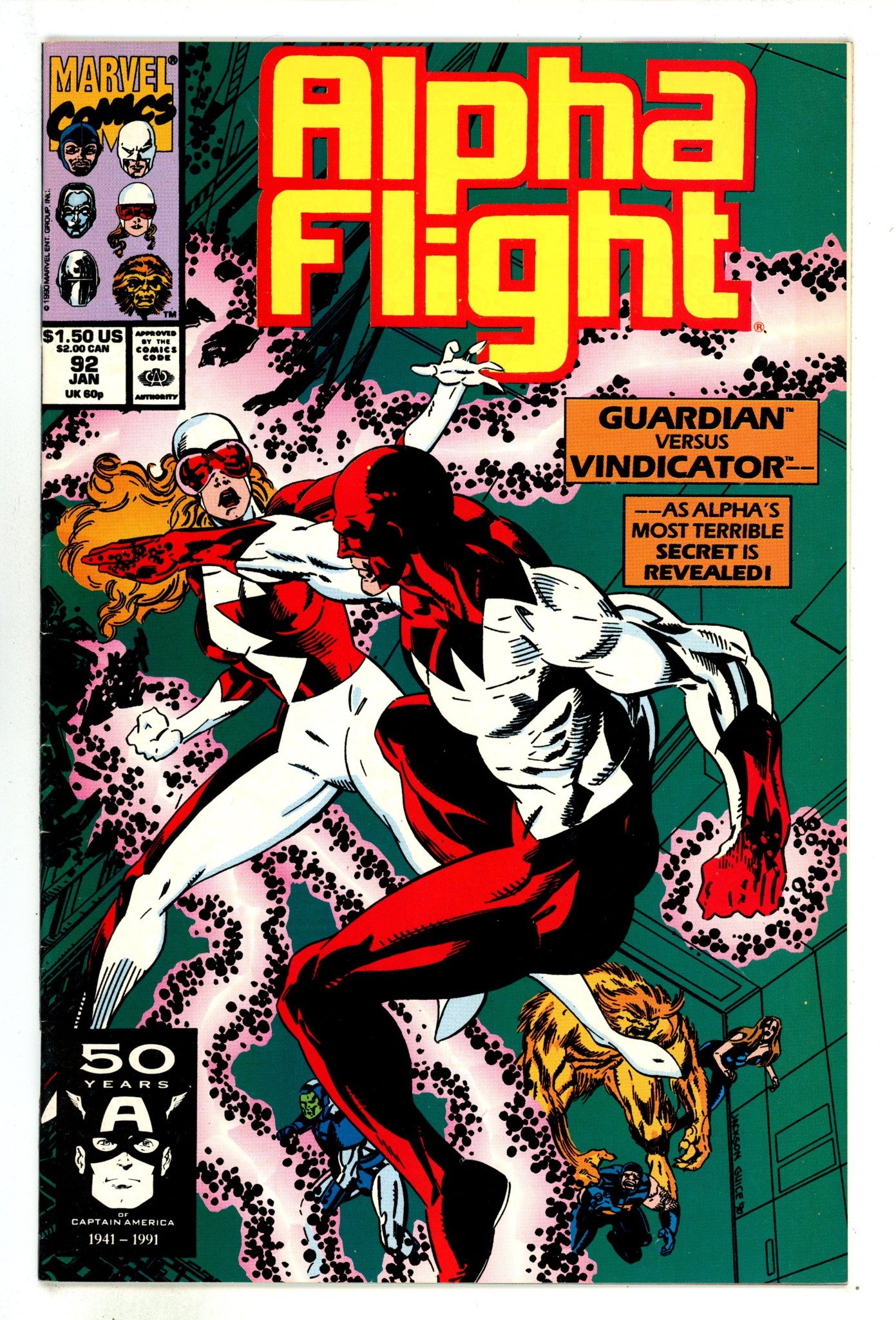 Alpha Flight Vol 1 92 High Grade (1991) 