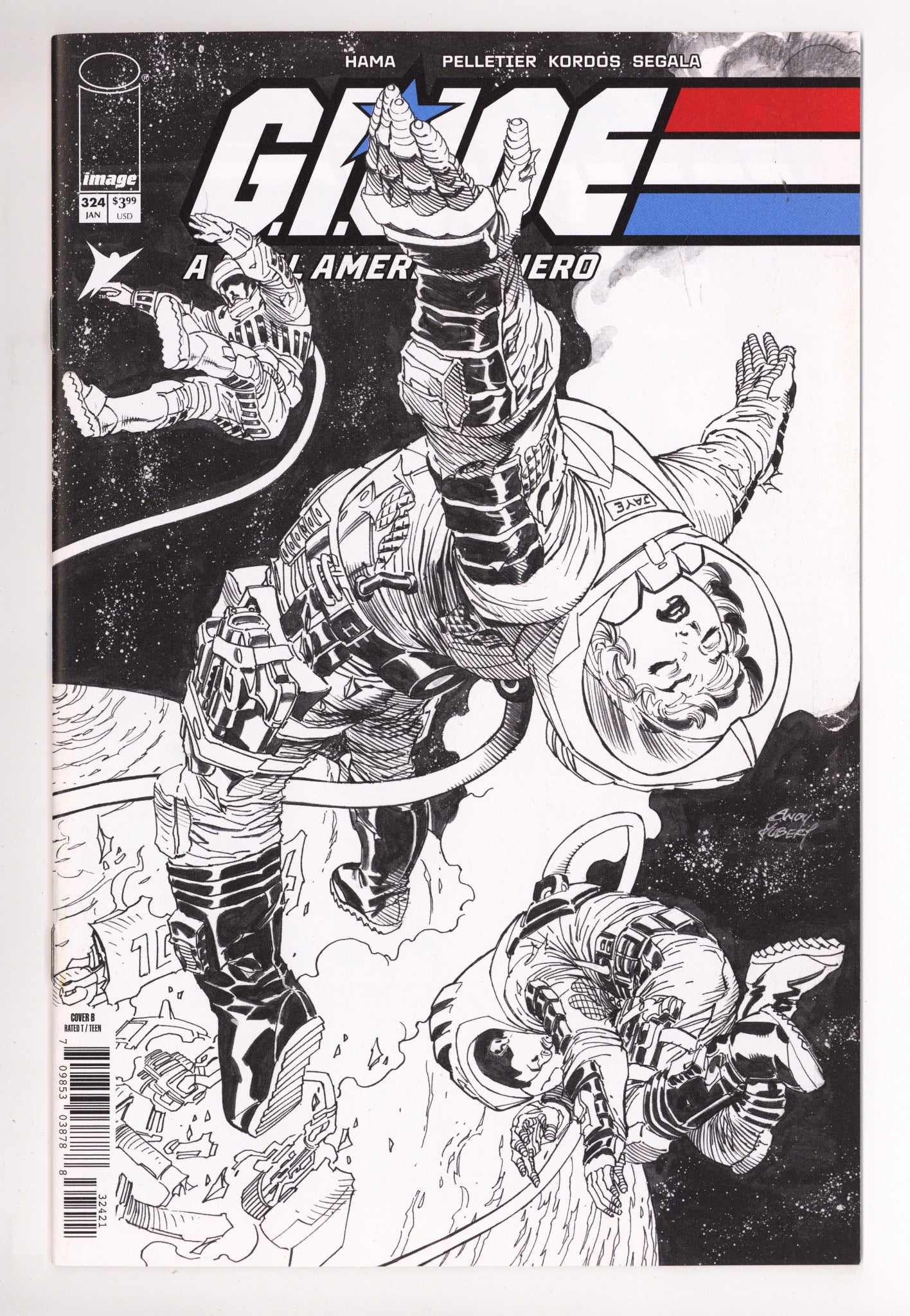 G.I. Joe A Real American Hero 324 Kubert B&W Variant (2026)