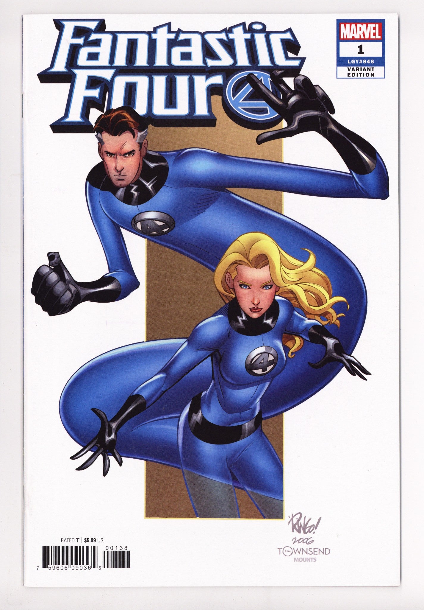 Fantastic Four Vol 6 1 High Grade (2018) Wieringo Variant 
