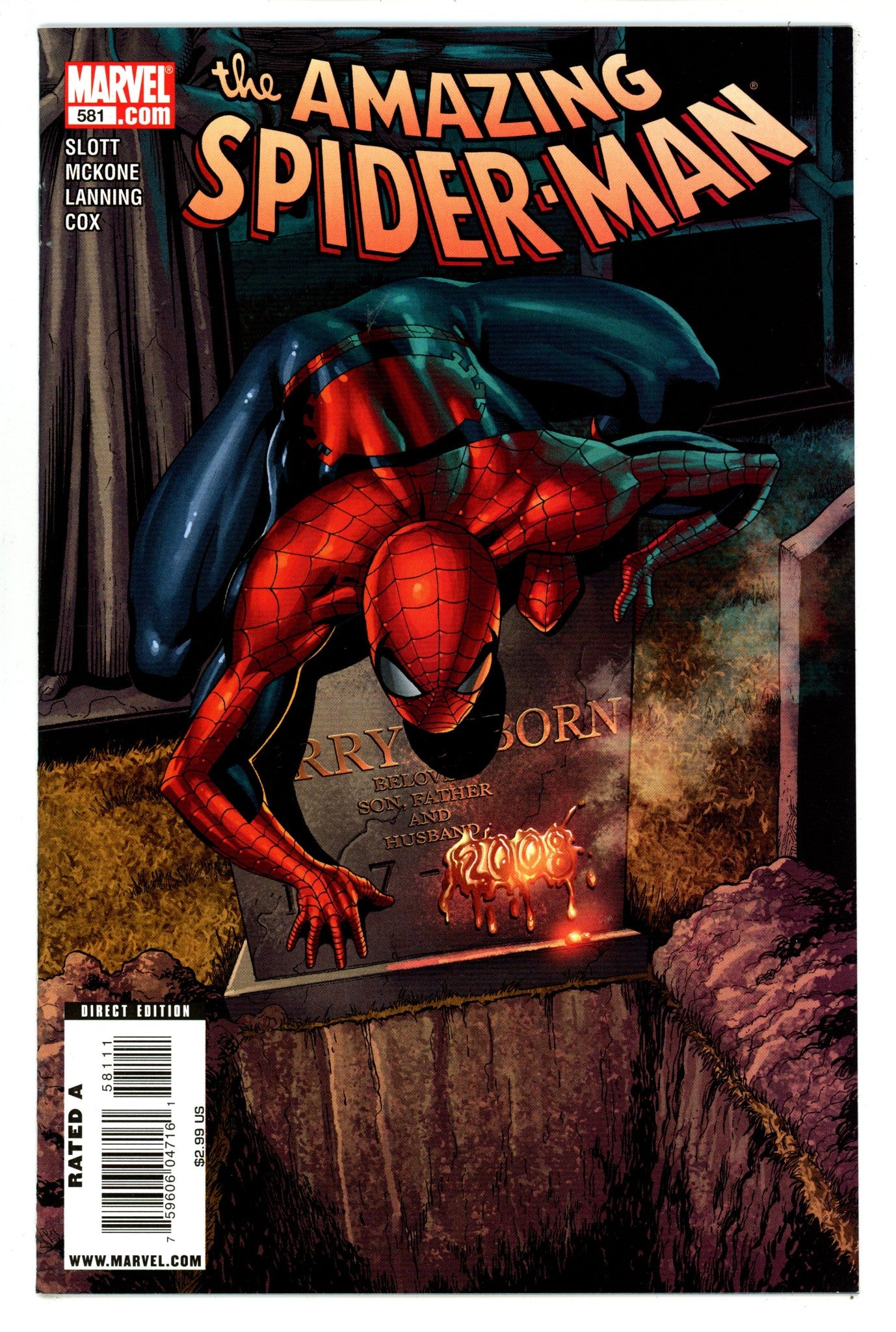 The Amazing Spider-Man Vol 2 581 VF/NM (9.0) (2009) 